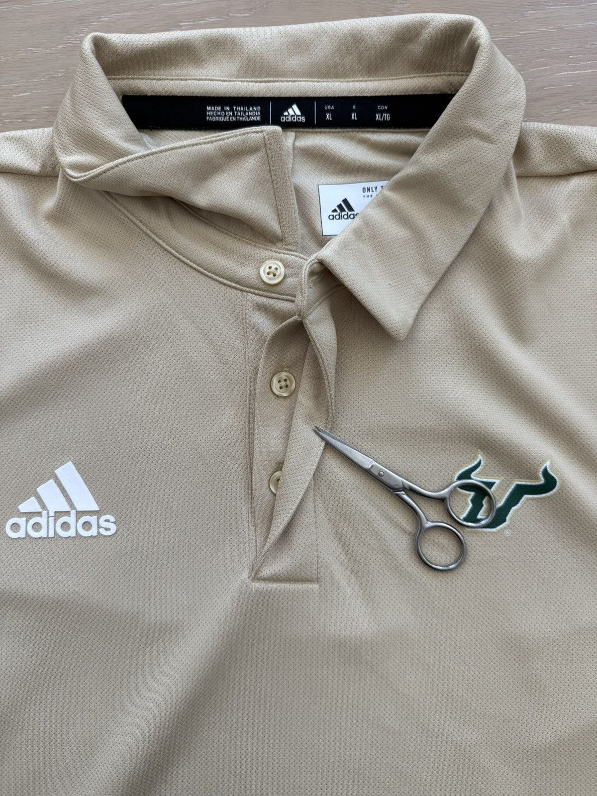 Adidas University of South Florida Bulls Lightweight Sport Polo Size US XL / EU 56 / 4 - 5 Thumbnail
