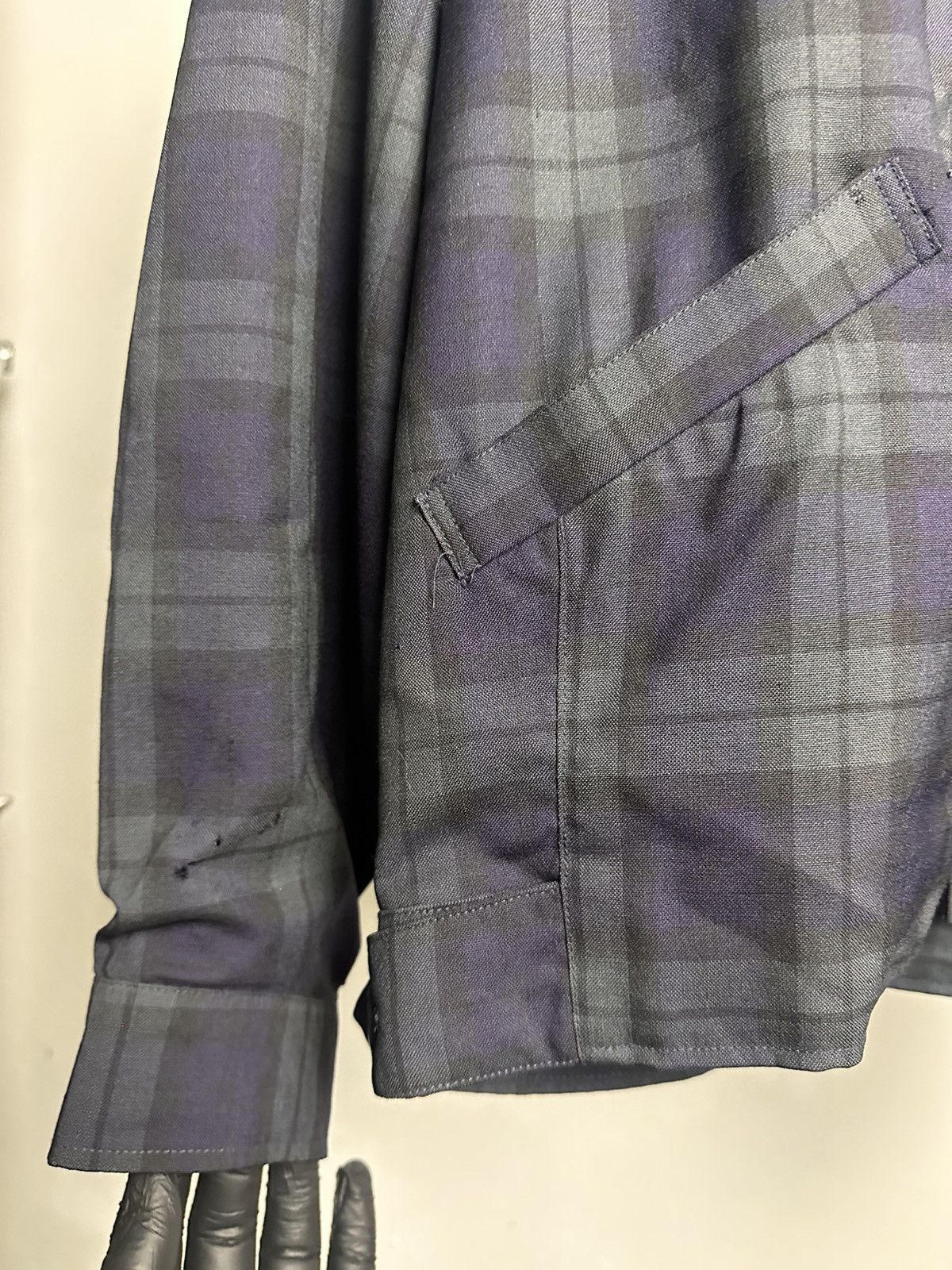 Issey Miyake 80’s Miyake Design Studio Tartan Bomber Jacket Size US L / EU 52-54 / 3 - 6 Thumbnail