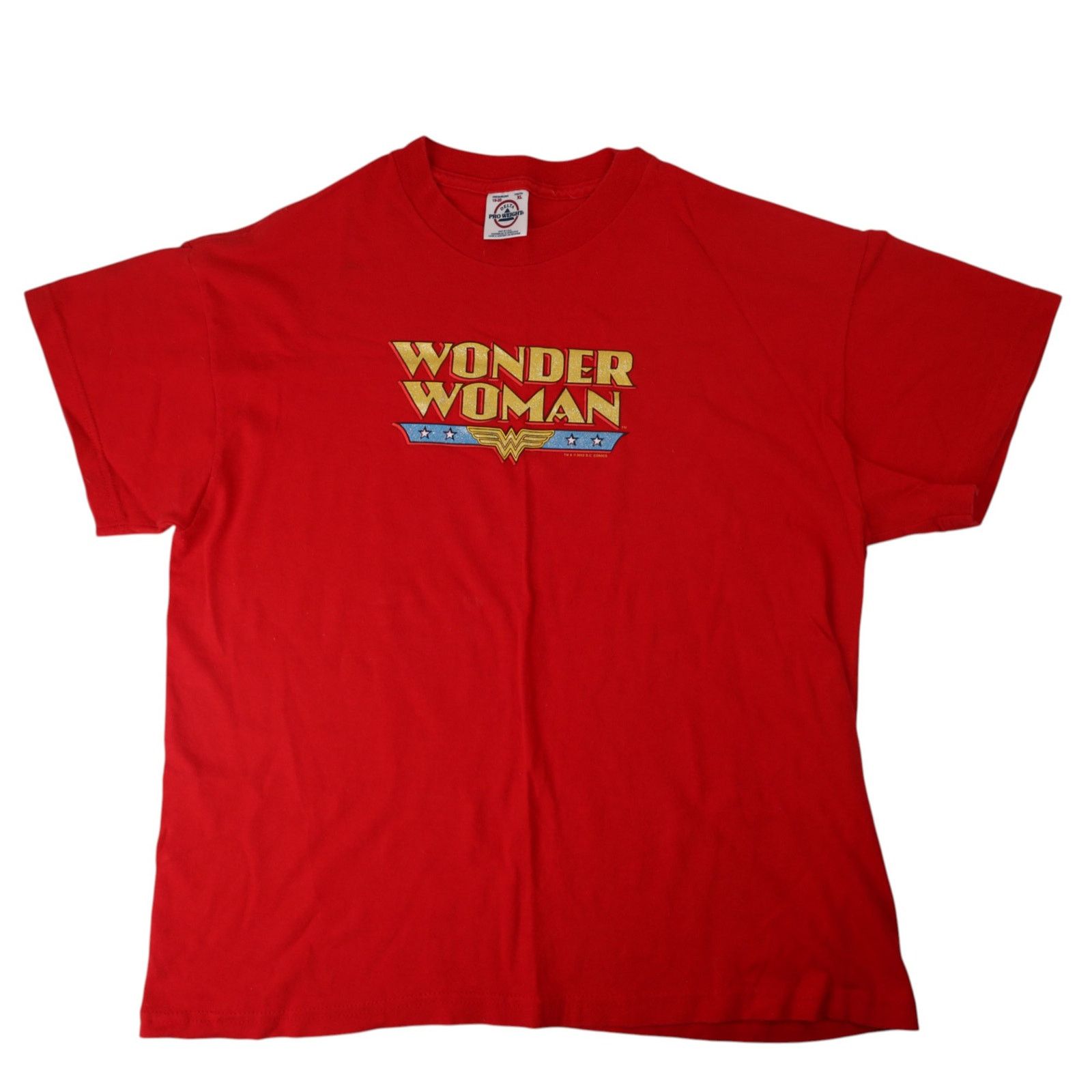 DC Comics Vintage DC Comics Wonder Women Spellout Graphic T Shirt Size XL / US 12-14 / IT 48-50 - 1 Thumbnail