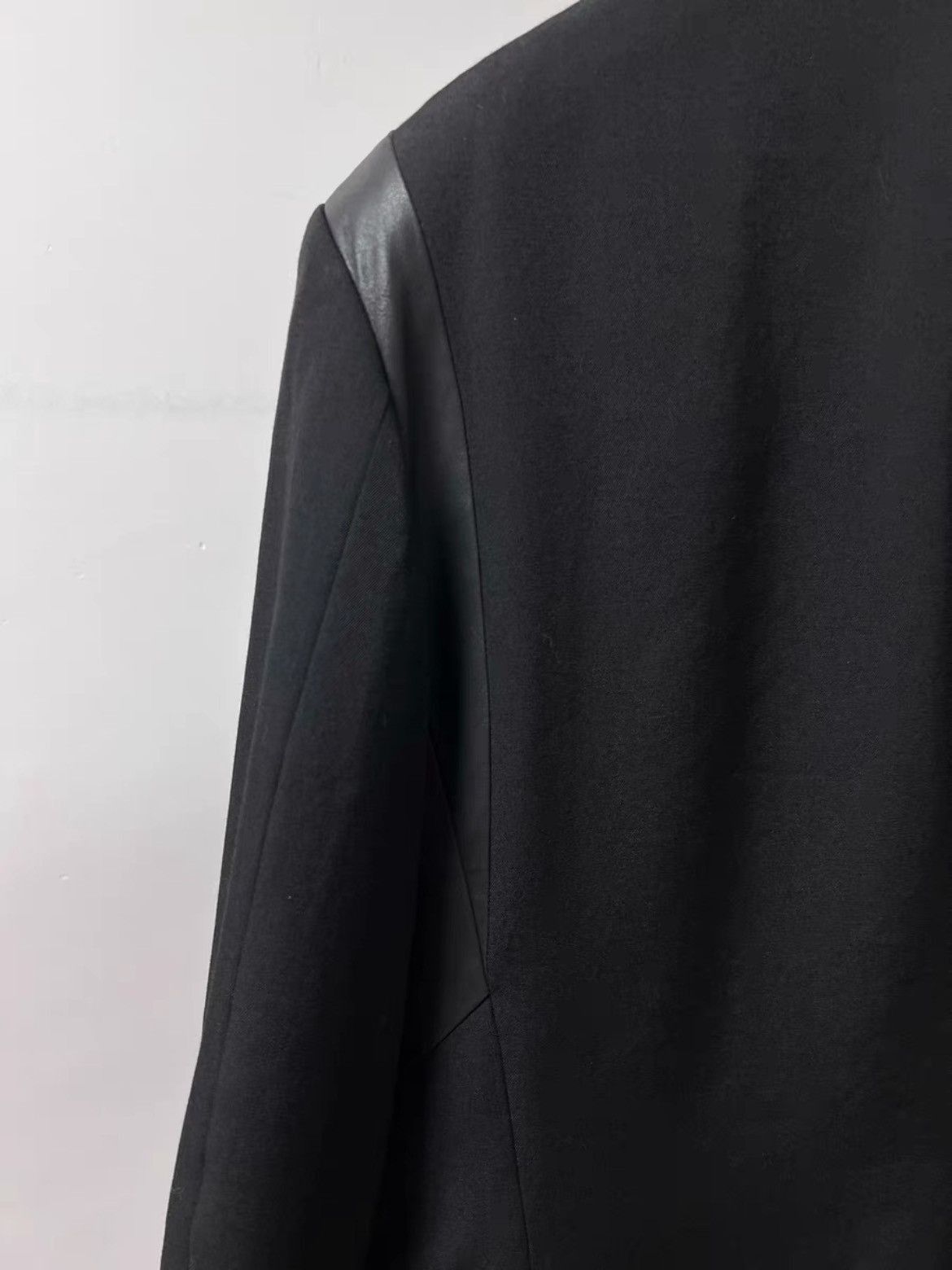 Yohji Yamamoto Yohji Yamamoto Yohji Yamamoto Pour Homme 09SS Lather Joint Size US XL / EU 56 / 4 - 5 Thumbnail