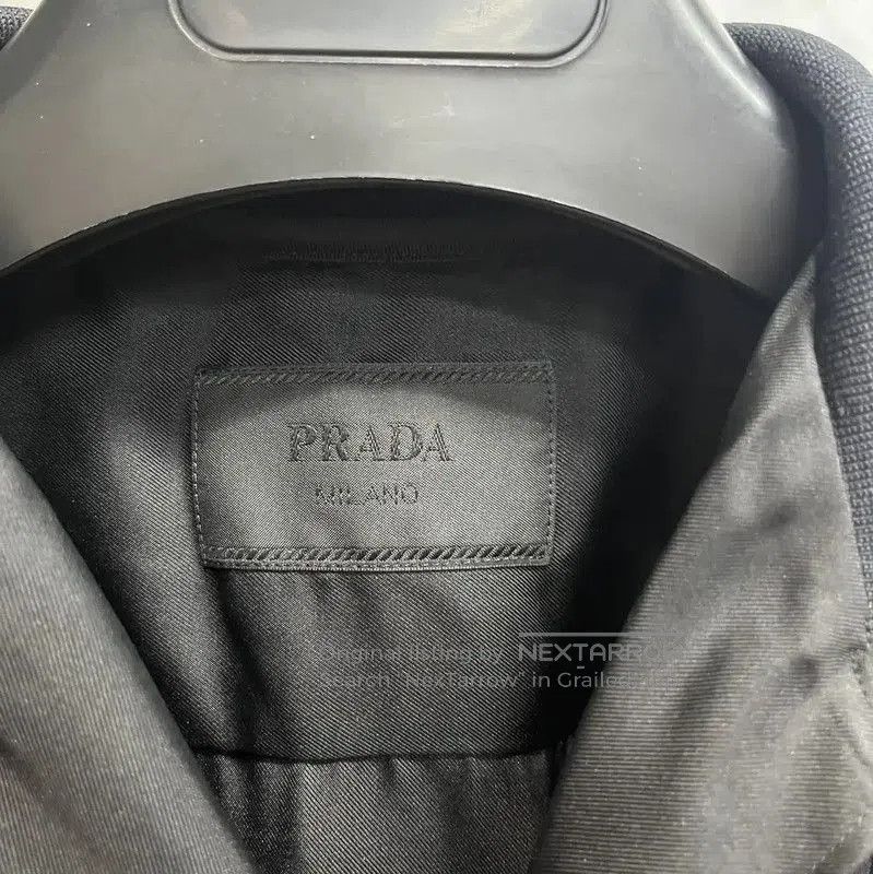 Prada Prada Black Silk-Blend Men's Shirt. Size US S / EU 44-46 / 1 - 2 Thumbnail