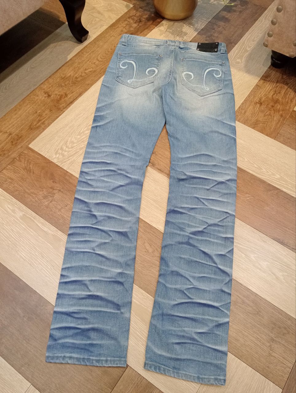 LAGUST BLUE WASHED STRETCH DENIM JEANS