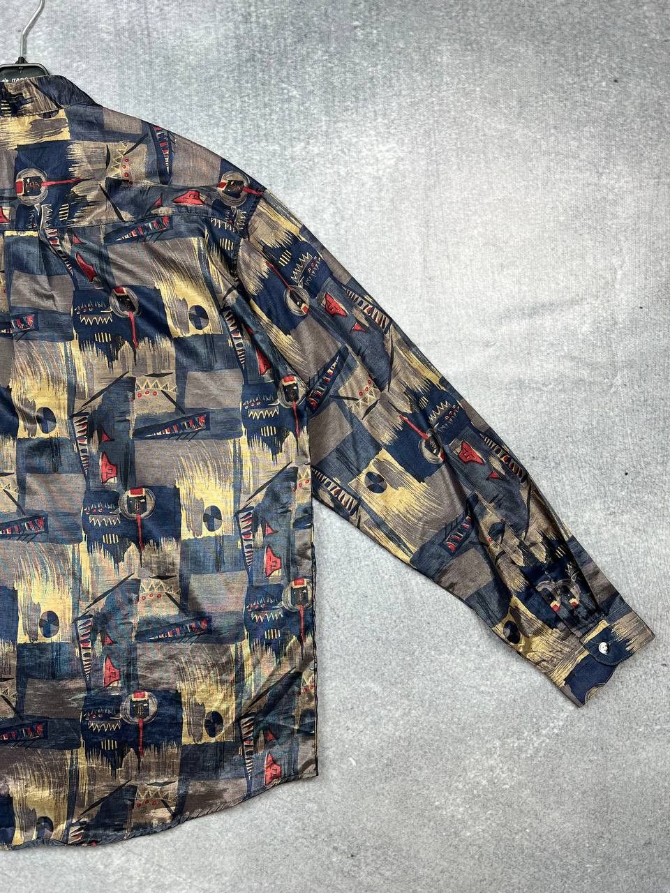 Vintage vintage 90s silk shirt Size US XL / EU 56 / 4 - 8 Thumbnail