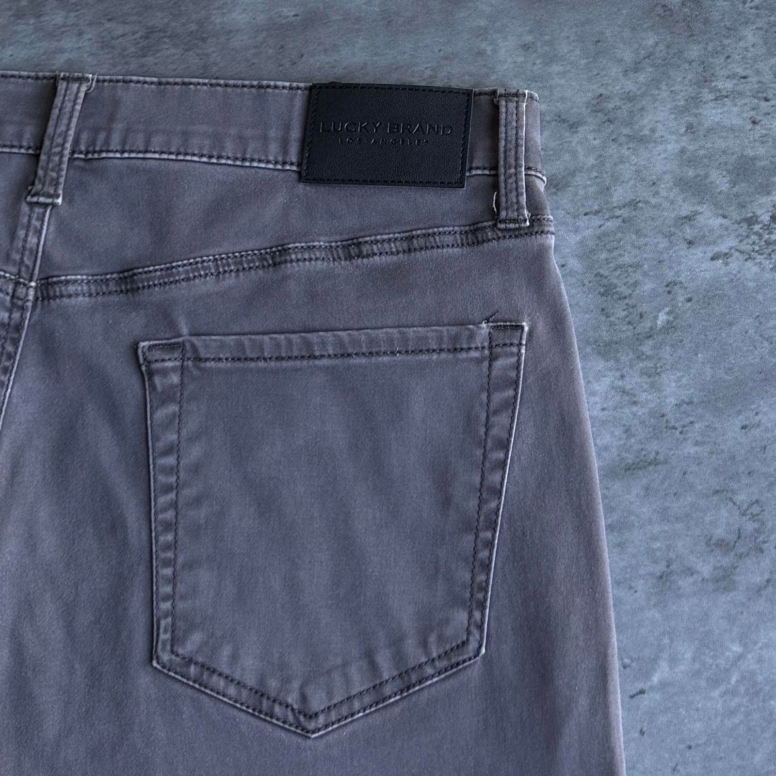 Japanese Brand × Lucky Brand × Vintage Vintage Y2K Lucky Brand Baggy Grunge Opium Grey Casual Pants Size US 33 - 3 Thumbnail