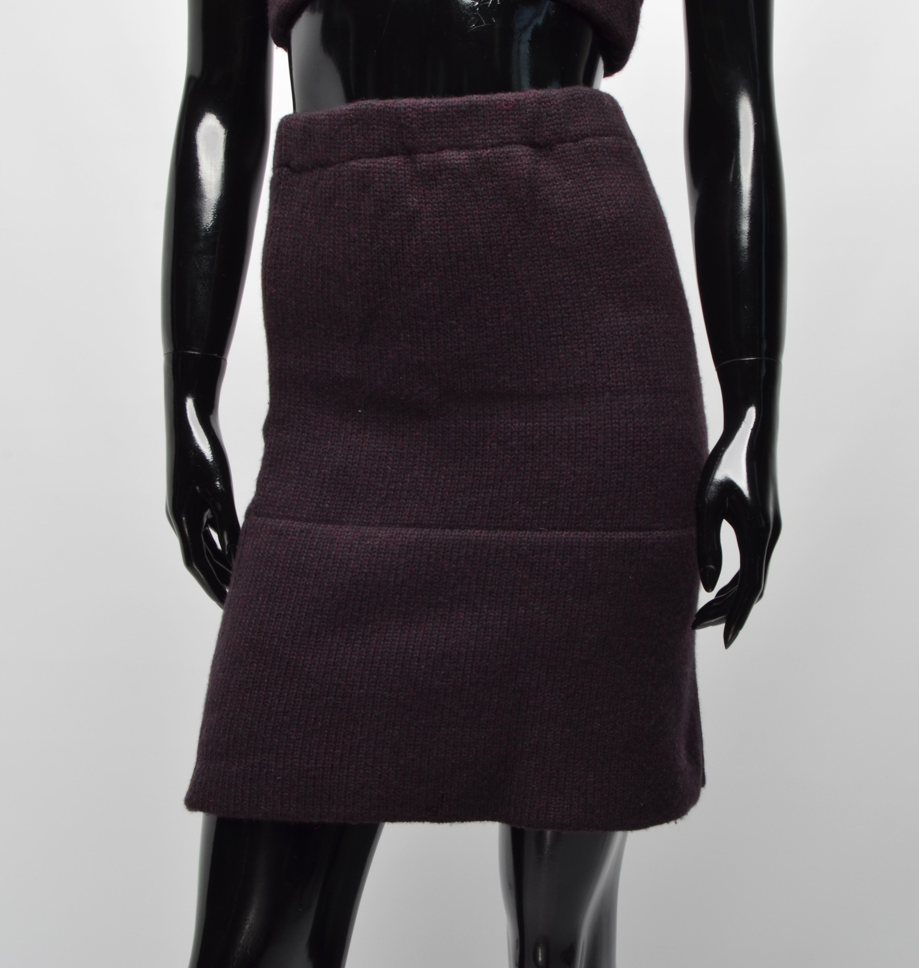Louis Vuitton Louis Vuitton Cashmere Set Top + Skirt Size M / US 6-8 / IT 42-44 - 3 Thumbnail