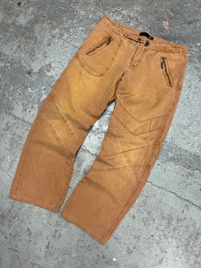 Designer × Just Cavalli × Vintage AW2005 Cavalli Large Relaxed Faded Orange Pants Size US 34 / EU 50 - 6 Thumbnail