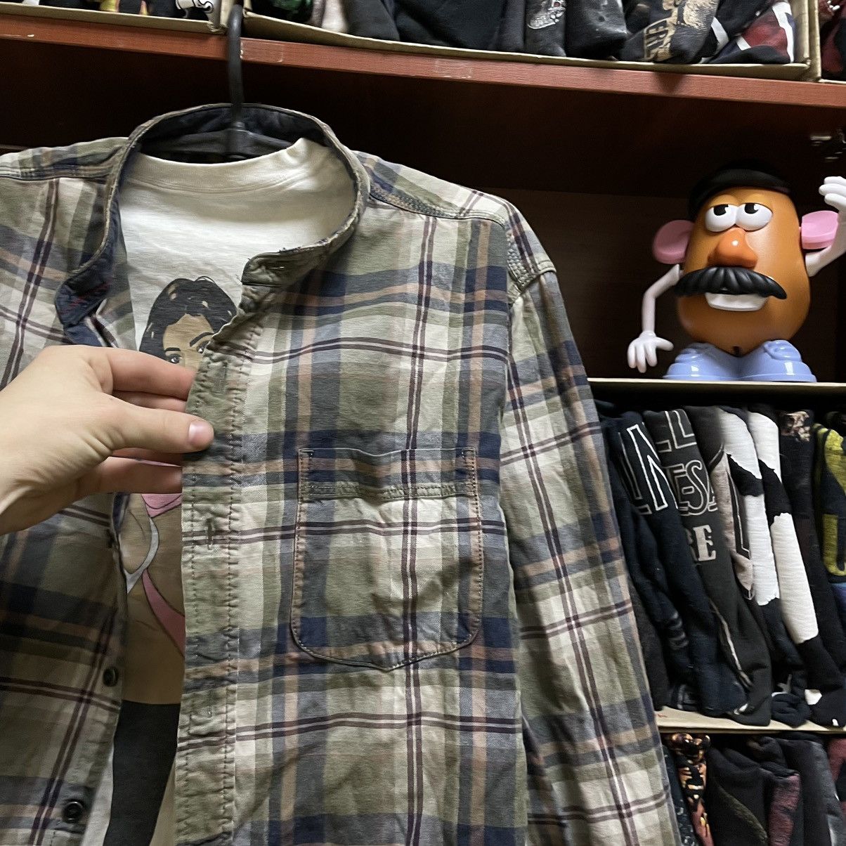 Vintage Vintage 90s Plaid Chore Coat Grunge Oversized Streetwear L Size US L / EU 52-54 / 3 - 3 Thumbnail