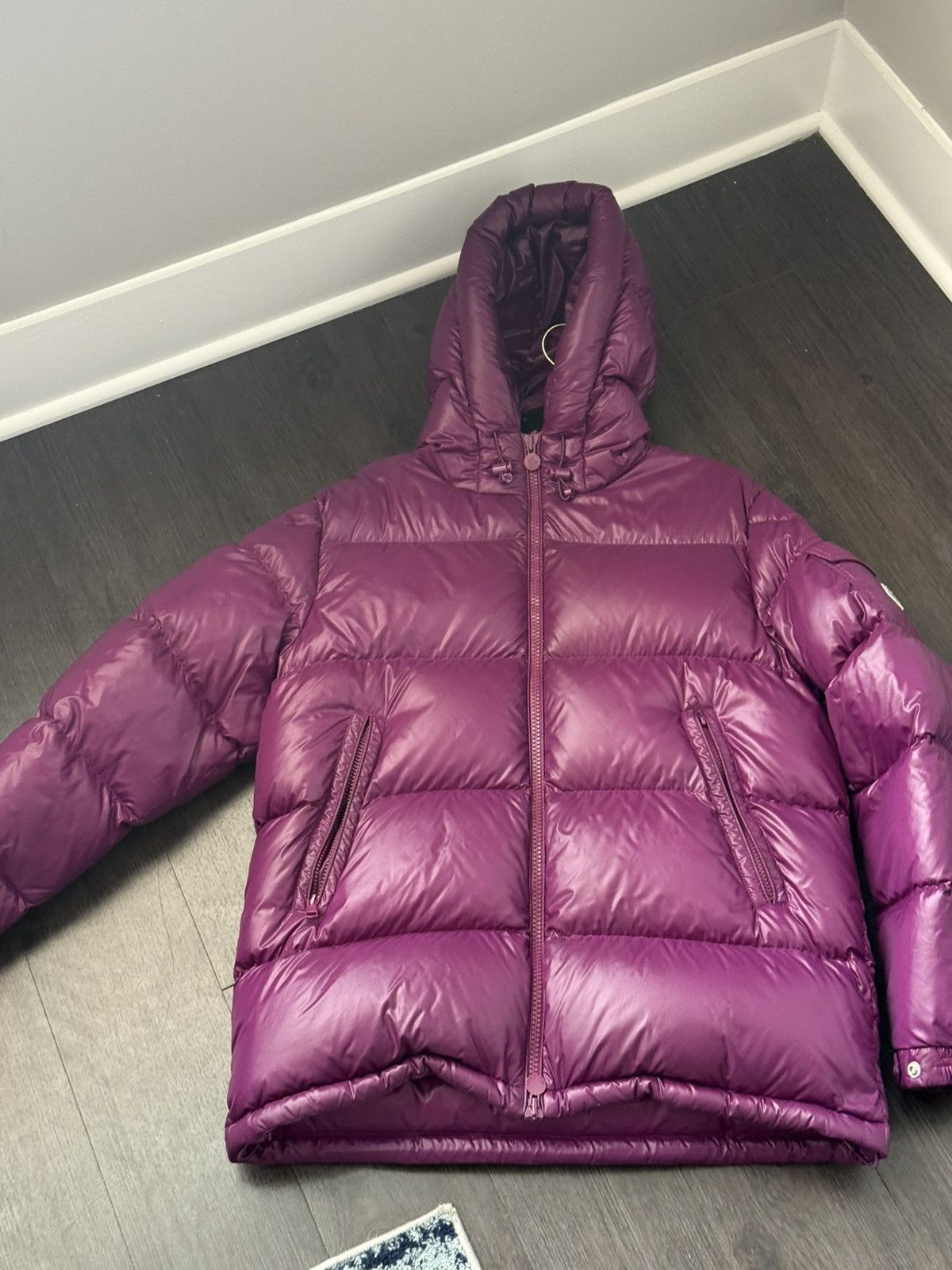 Moncler Moncler Ecrins Down Jacket Grape Violet Size 4 (Large) Size US XL / EU 56 / 4 - 1 Thumbnail