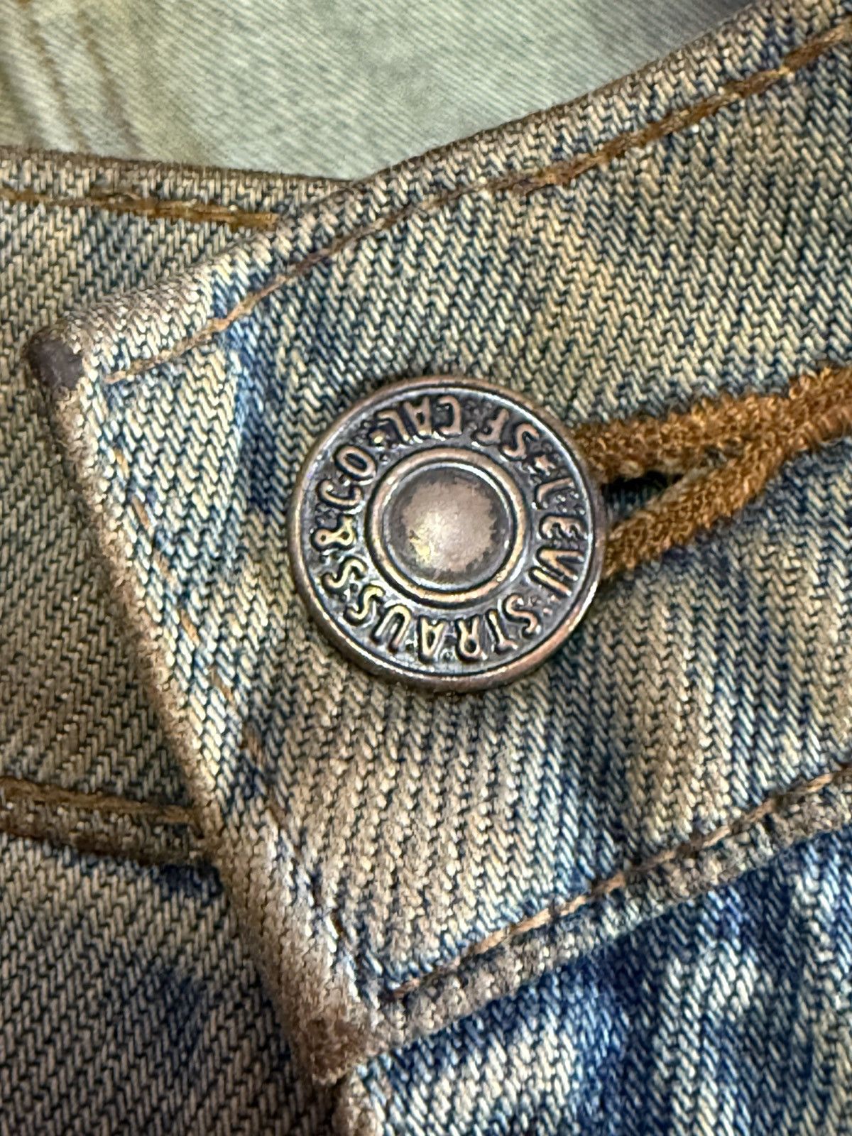 Levi's × Vintage Vintage 90s Levis Orange Tab Muddy Dusty Jeans Size US 28 / EU 44 - 18 Thumbnail