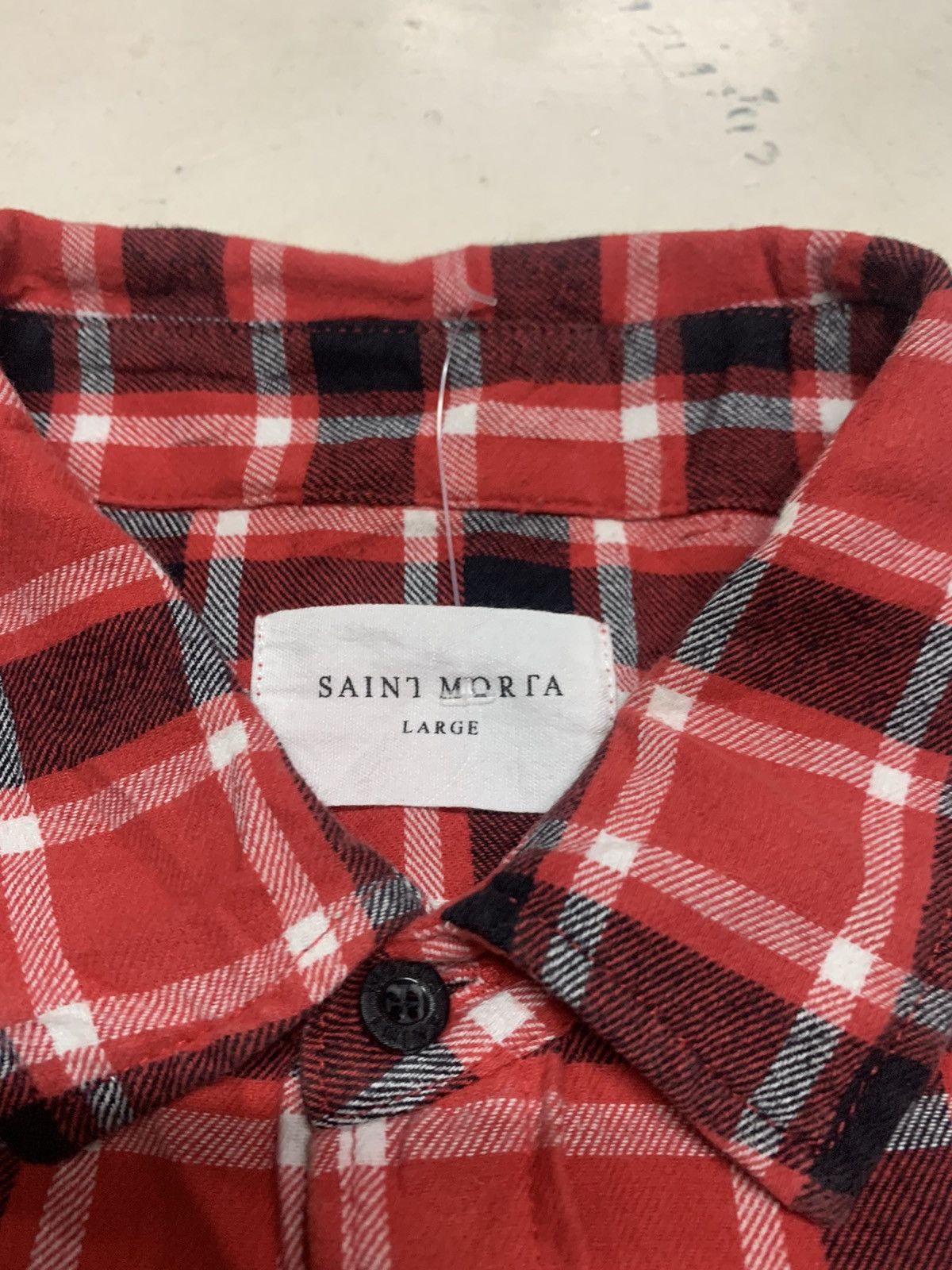 Designer Saint morta flannel shirt Size US M / EU 48-50 / 2 - 9 Thumbnail