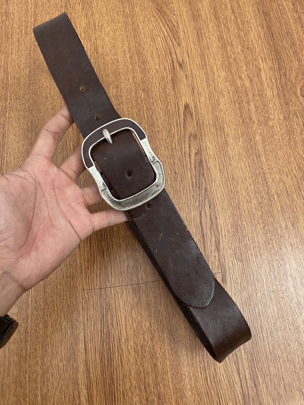 Japanese Brand Numbe (N)ine Leather belt Size ONE SIZE - 2 Thumbnail