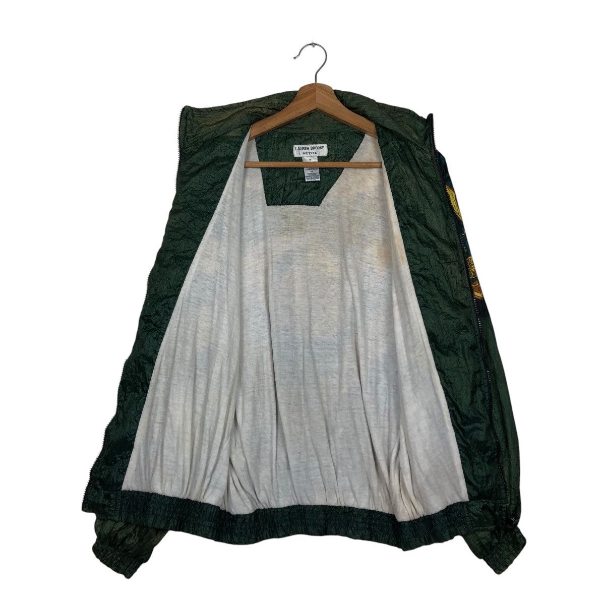 Japanese Brand 📌Vintage Bomber Jacket Lauren Brooke Petite Big Logo Size US M / EU 48-50 / 2 - 15 Thumbnail
