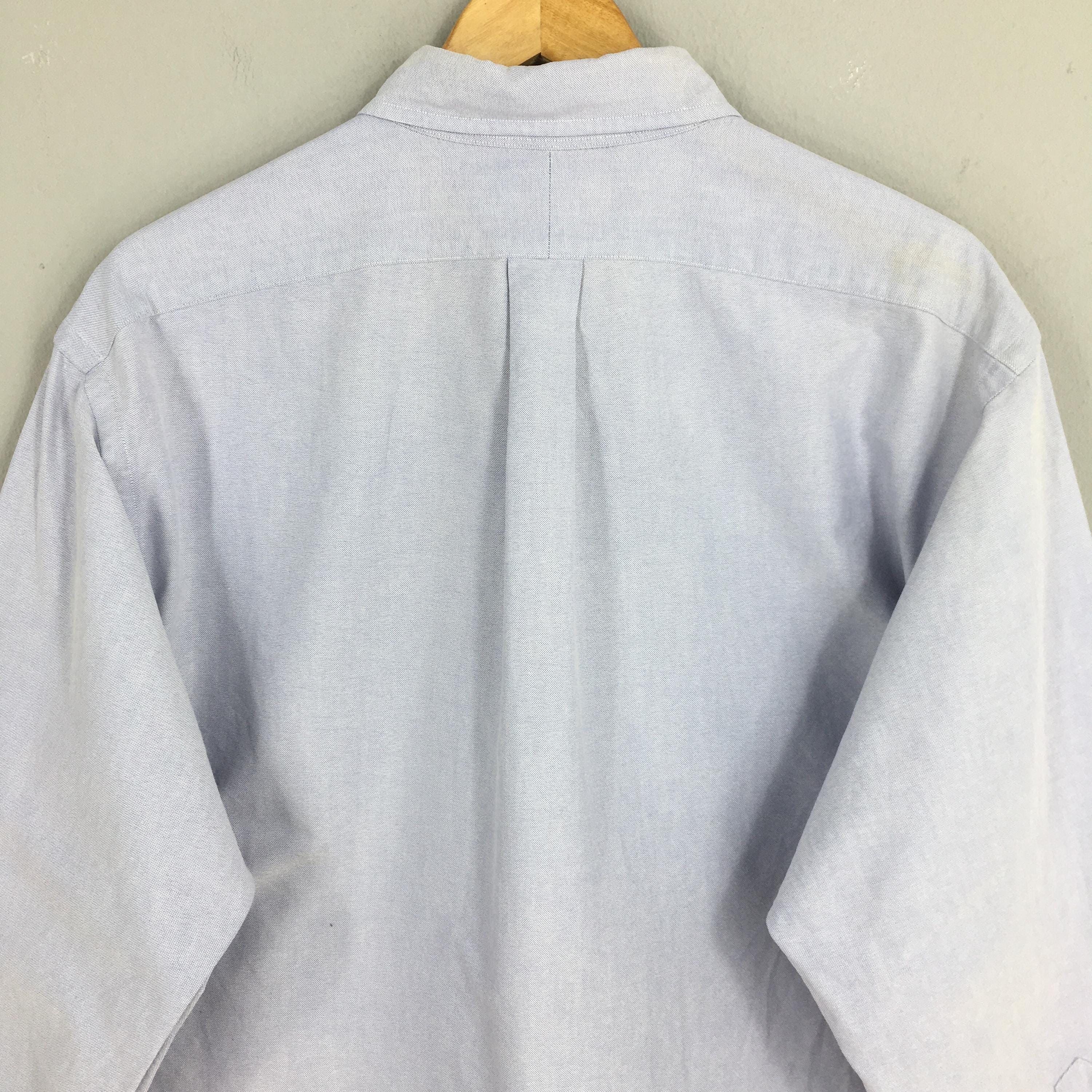 Polo Ralph Lauren × RRL Ralph Lauren × Ralph Lauren Vintage Ralph Lauren Blue Casual Shirt XLarge Size US XL / EU 56 / 4 - 7 Thumbnail