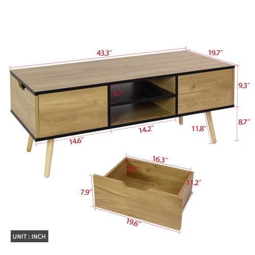 Designer × Homemade Coffee table, computer table, solid wooden leg support,Accen Size US L / EU 52-54 / 3 - 6 Thumbnail