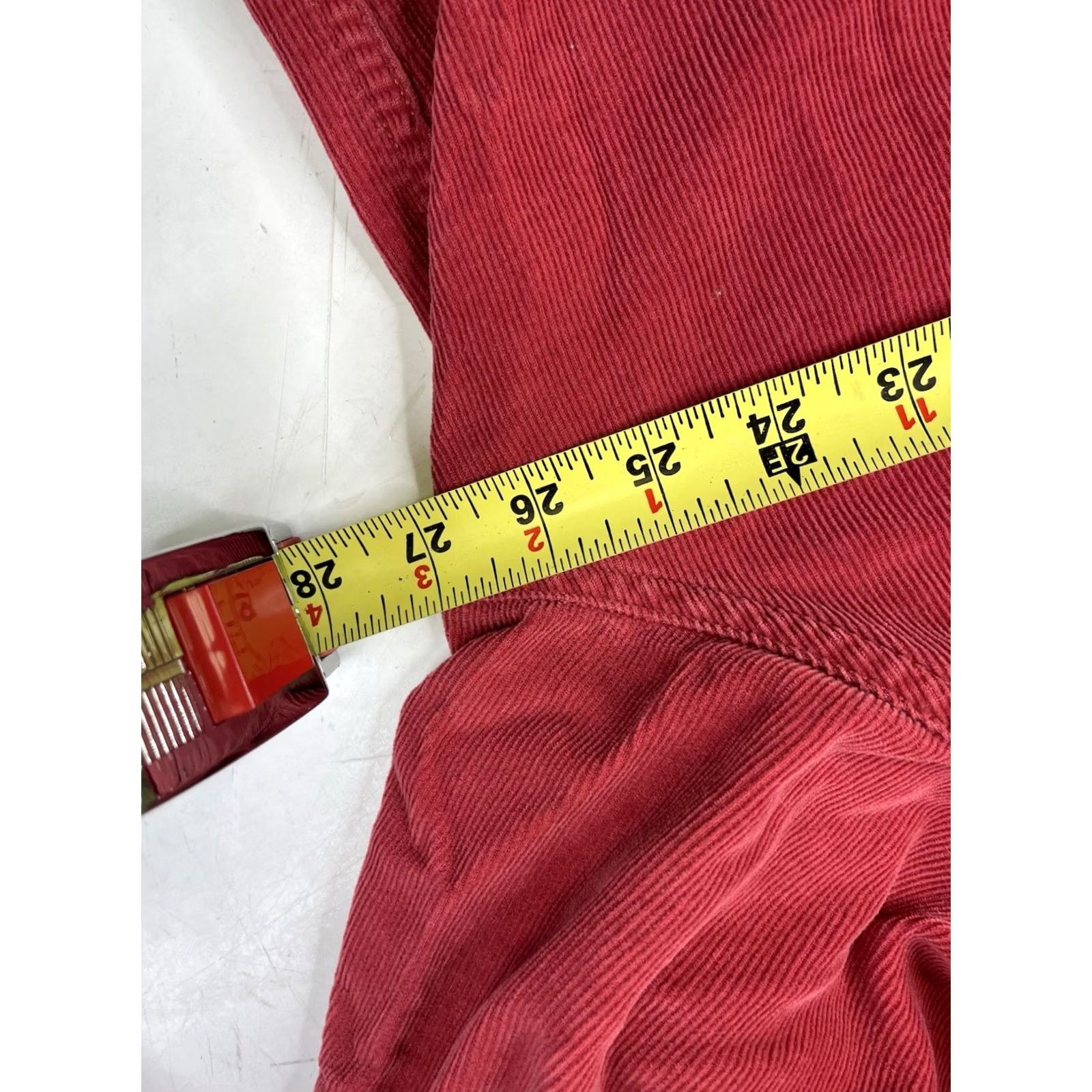 Polo Ralph Lauren VINTAGE Polo Ralph Lauren Shirt Mens XL Red Farrell Corduroy Heavyweight Button Size US XL / EU 56 / 4 - 5 Thumbnail