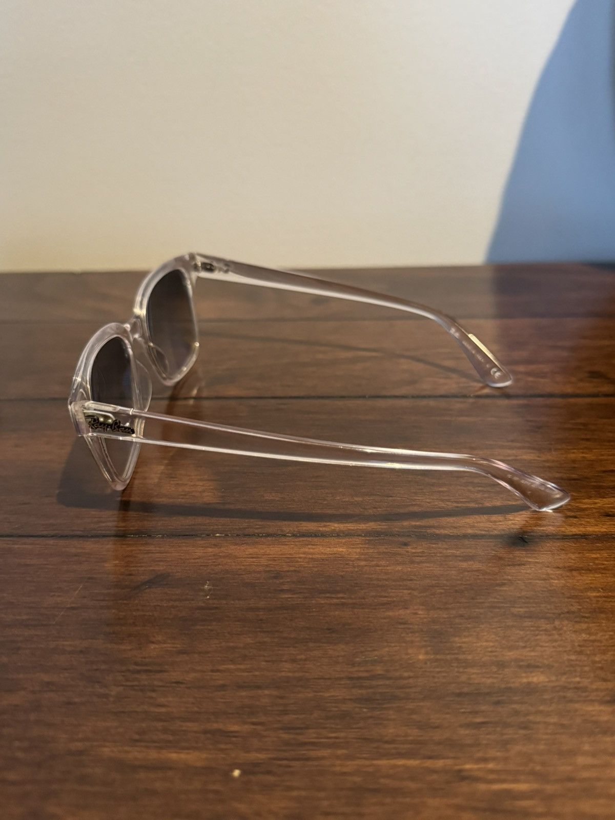 RayBan RayBan 4323 clear frame grey gradient lenses with case Size ONE SIZE - 4 Thumbnail