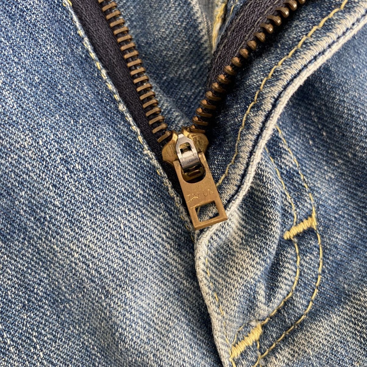Lee Vintage 60’s Lee 101Z Faded Blue Half Selvedge Jeans Size US 30 / EU 46 - 11 Thumbnail