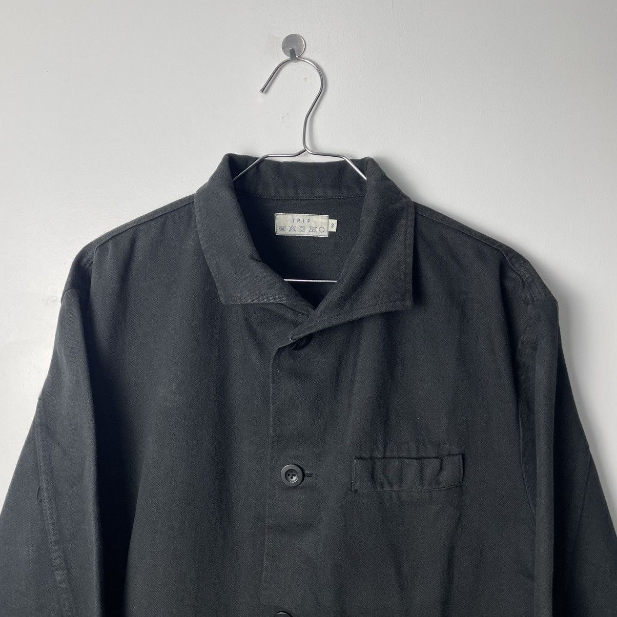 Vintage French Work Chore Mole Skin Jacket Size US L / EU 52-54 / 3 - 2 Thumbnail