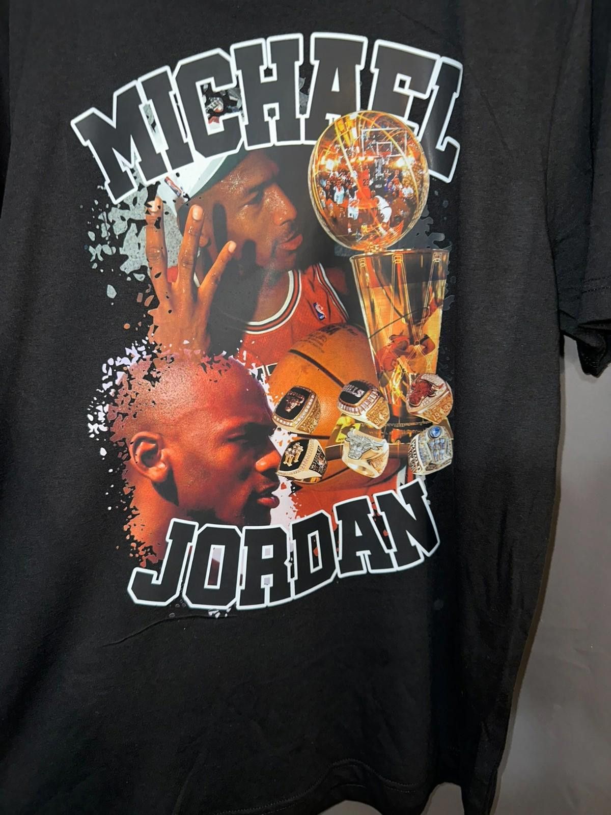 The Unbranded Brand Michael Jordan Tribute Tee XL – Rings & Trophies Graphic Size US XL / EU 56 / 4 - 1 Thumbnail