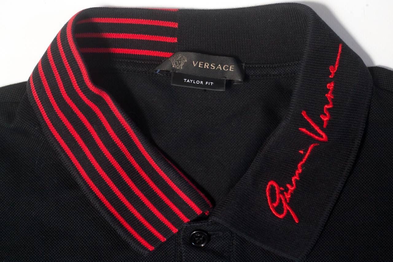 Versace gianni versace taylor fit polo Size US XL / EU 56 / 4 - 3 Thumbnail