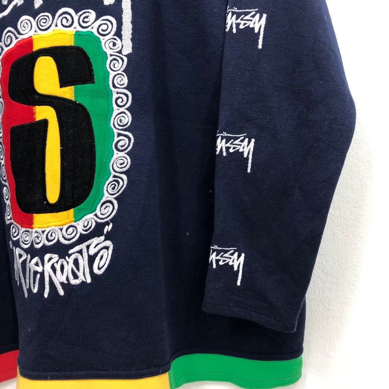 Stussy × Vintage Vintage 90’s Stussy Feelin Irie Roots Vibrations Tribe BN Size US M / EU 48-50 / 2 - 10 Thumbnail
