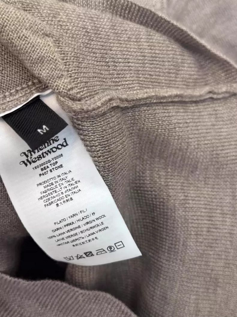 Vivienne Westwood vivienne westwood Saturn embroidered knit short sleeves Size M / US 6-8 / IT 42-44 - 3 Thumbnail