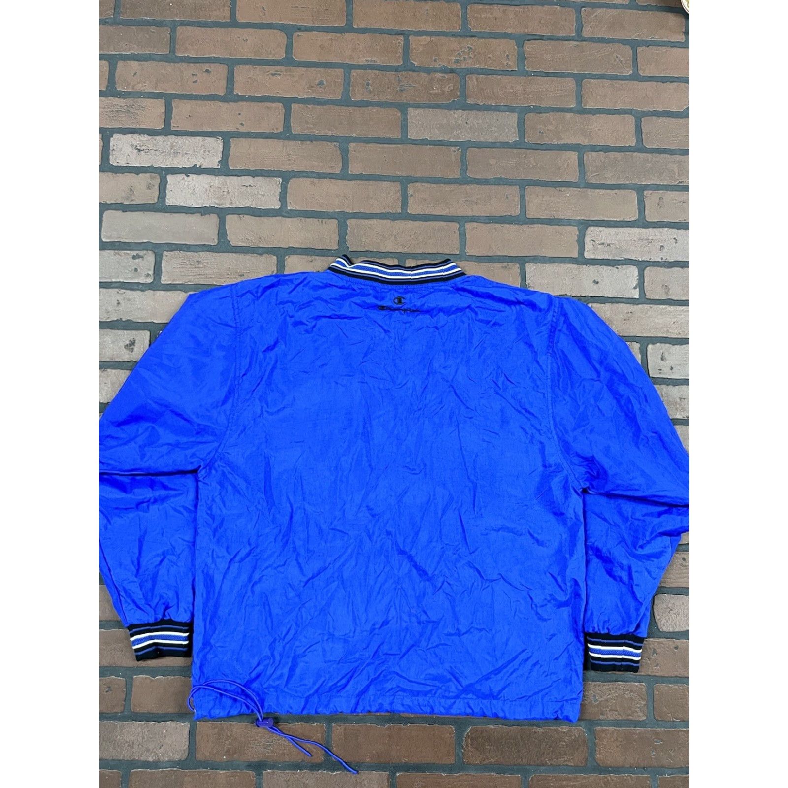 Champion VINTAGE Champion Nylon Windbreaker Tulsa Men’s M Blue Windbreaker Jacket Spring Fall Winter Mens Size US M / EU 48-50 / 2 - 7 Thumbnail