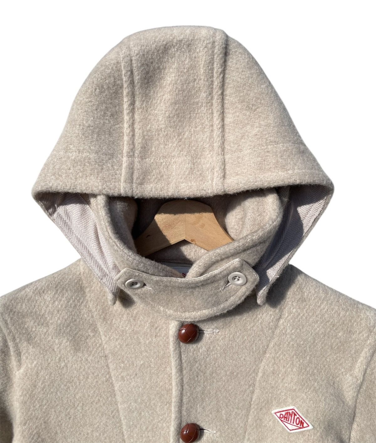 Danton RARE🔥 Danton Vetements De Travail Beige Wool Coat Size S / US 4 / IT 40 - 5 Thumbnail