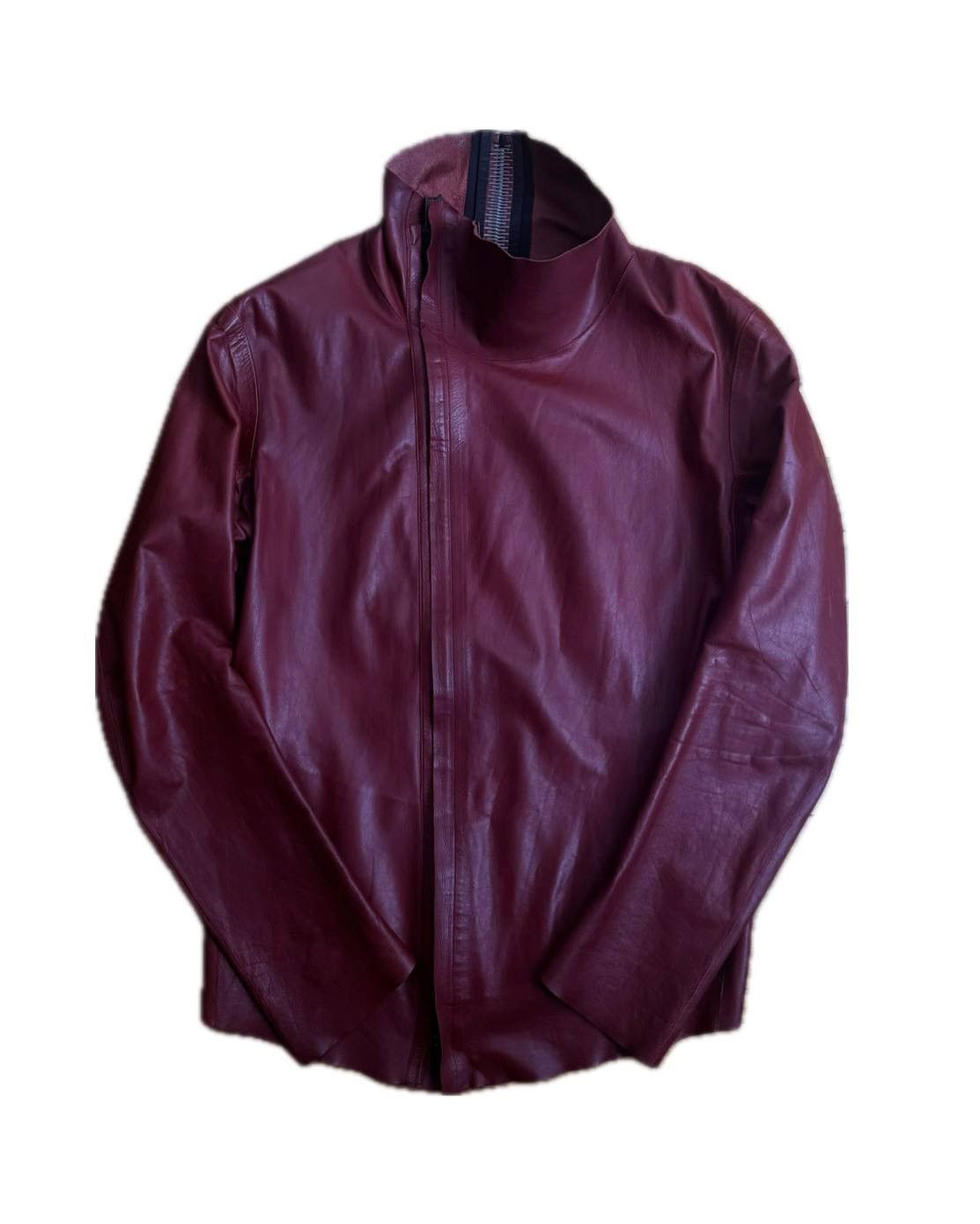 Isaac Sellam Experience isaac sellam leather jacket red wine Size US L / EU 52-54 / 3 - 1 Thumbnail
