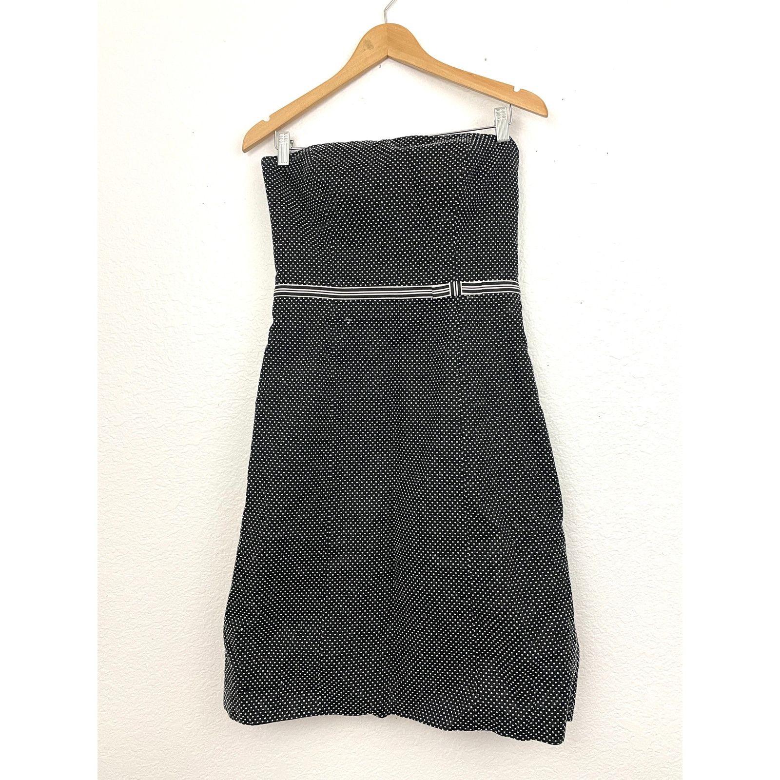 Ann Taylor Ann Taylor Dress Black Strapless Built-in Bra Size 6 Size M / US 6-8 / IT 42-44 - 9 Thumbnail