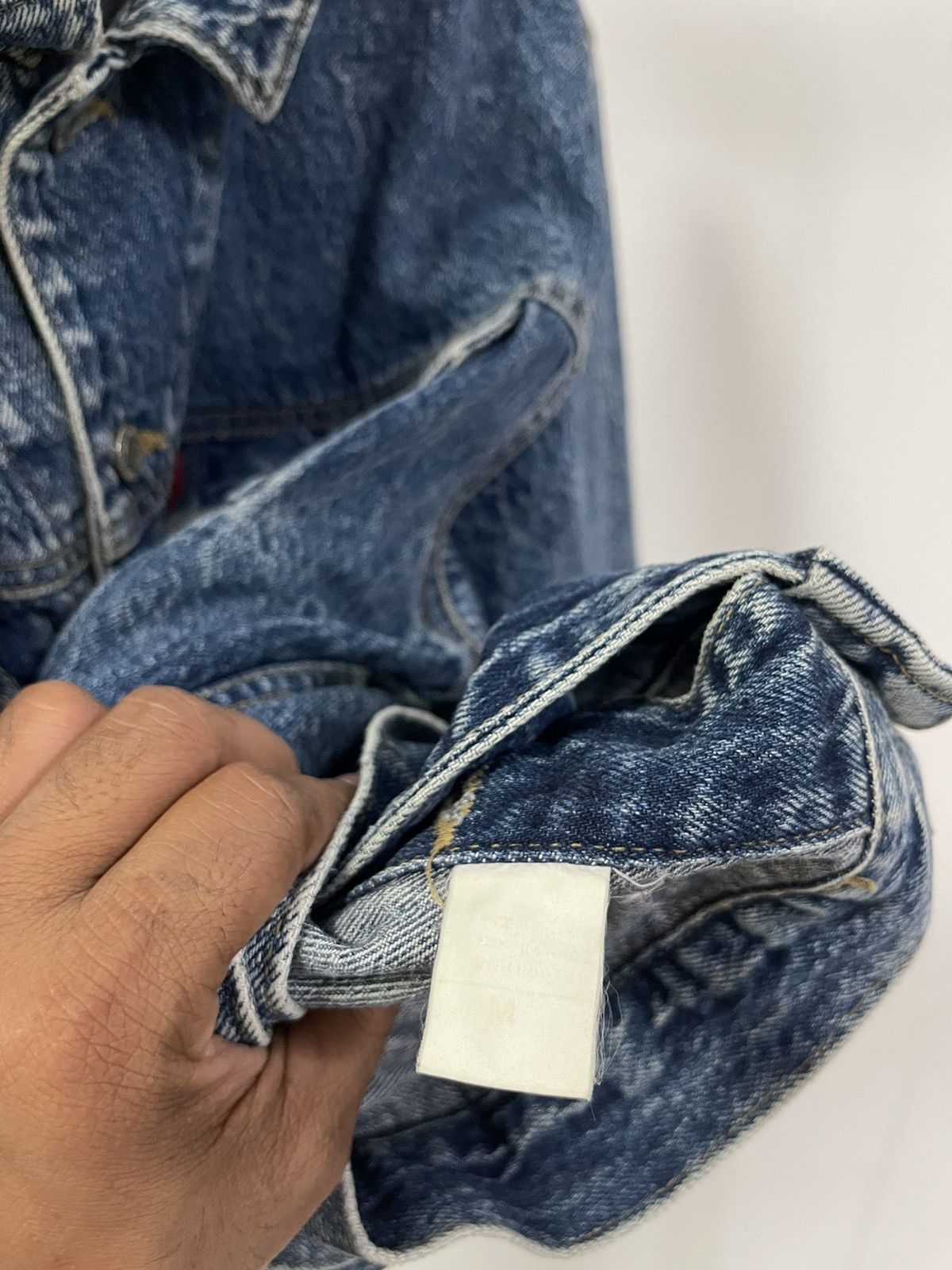 Big John Japanese Big John Distressed Denim Trucker Vintage Jacket Size US M / EU 48-50 / 2 - 13 Thumbnail