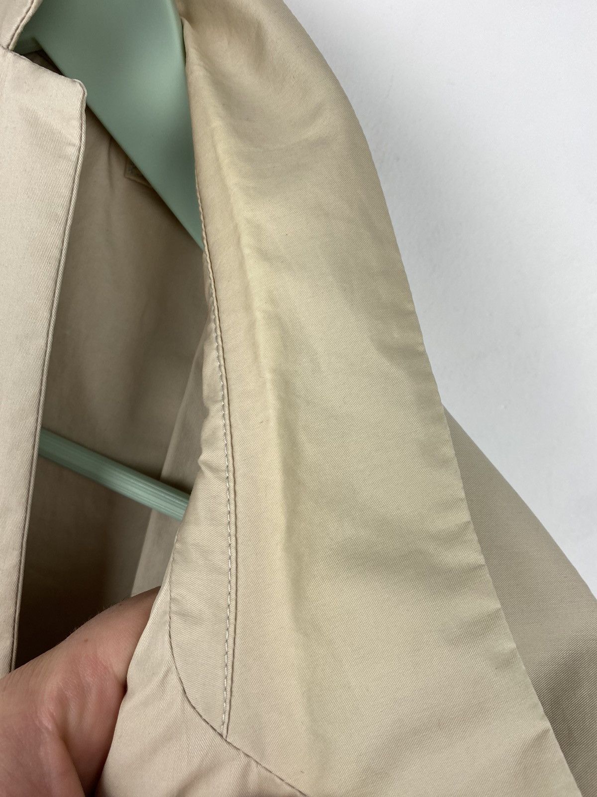 Prada Prada 2009 Cotton Beige Blazer Jacket Size 50 Size 50R - 19 Thumbnail