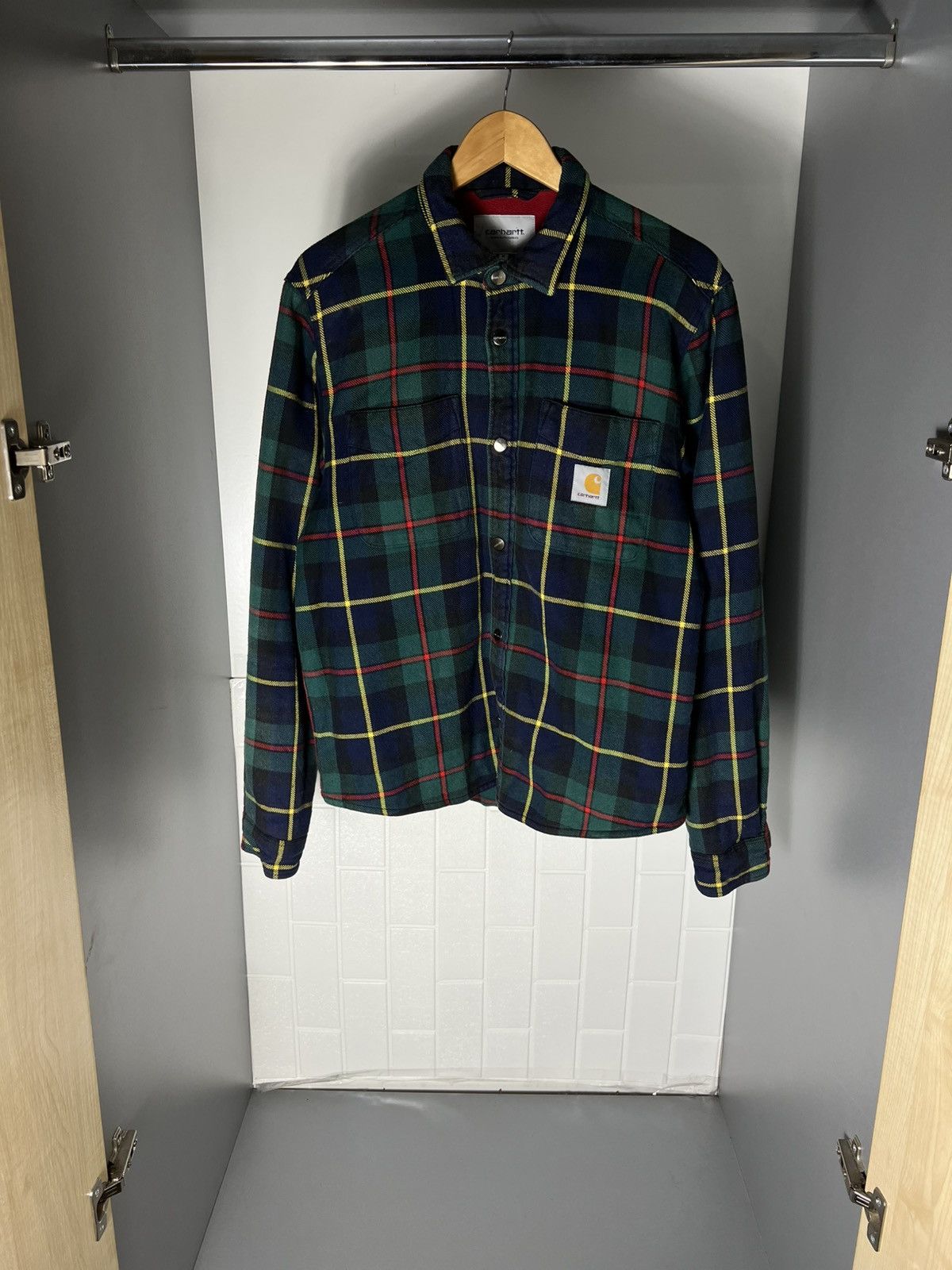 Carhartt Wip VINTAGE CARHARTT WIP FLANNEL DESIGNER JACKET RETRO Y2K 90s Size US M / EU 48-50 / 2 - 8 Thumbnail