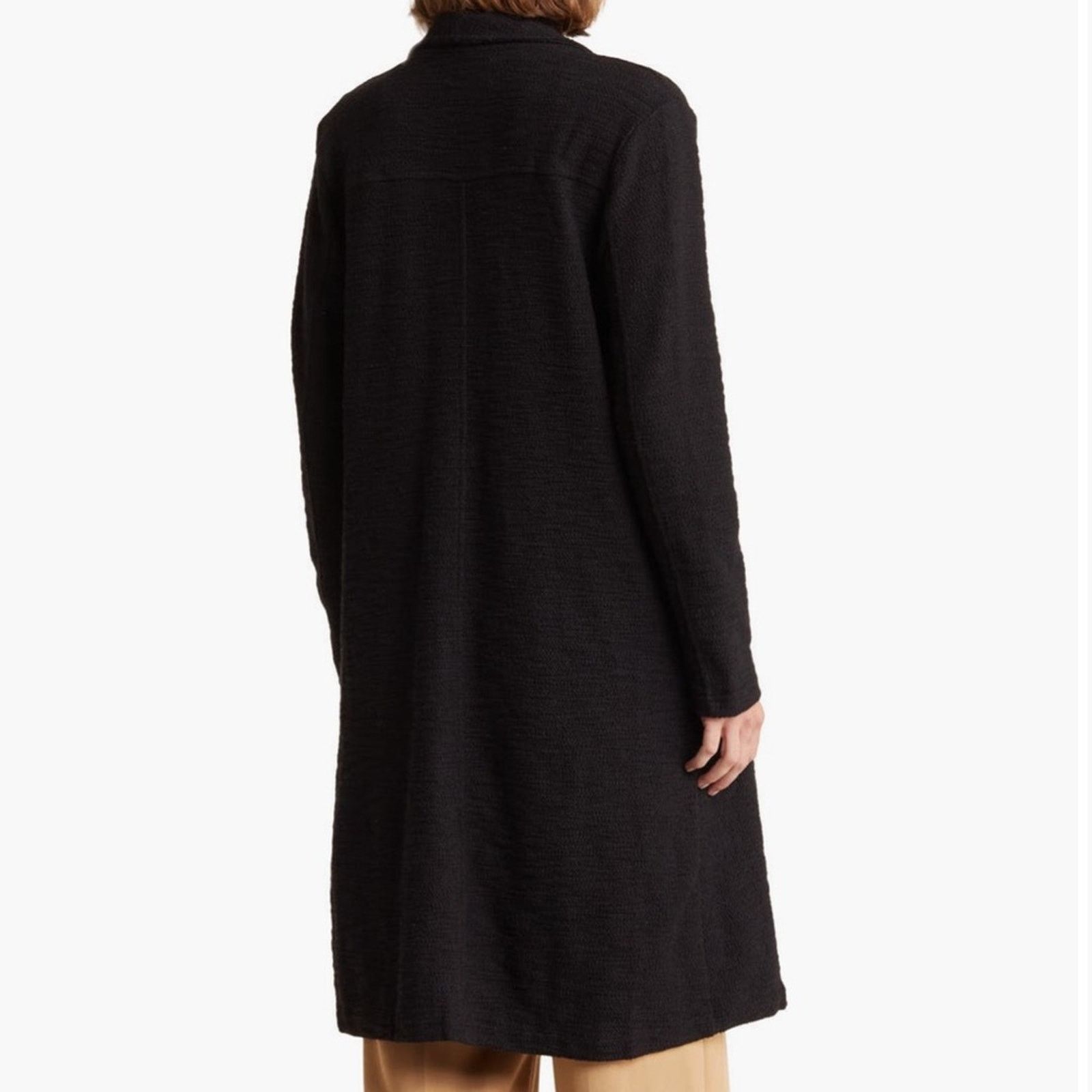 Steve Madden Steve Madden Slub Knit Jacket - Black Size S Size S / US 4 / IT 40 - 3 Thumbnail