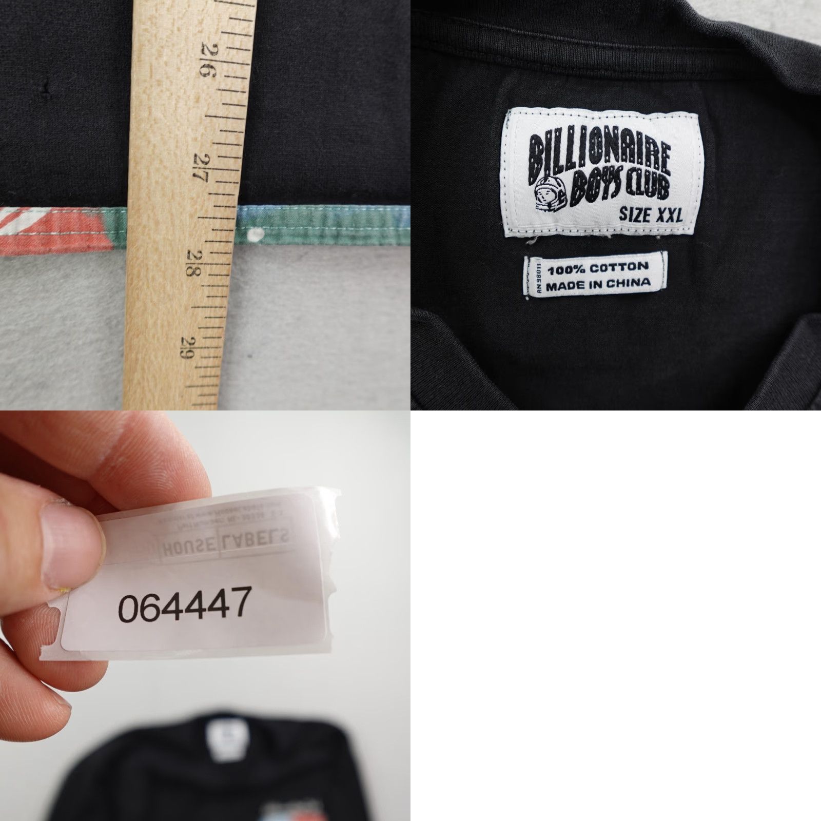 Billionaire Boys Club Billionaire Boys Club Shirt Mens 2XL Black BBC Hip Hop Skater Pocket Crew Tee Size US XXL / EU 58 / 5 - 8 Thumbnail