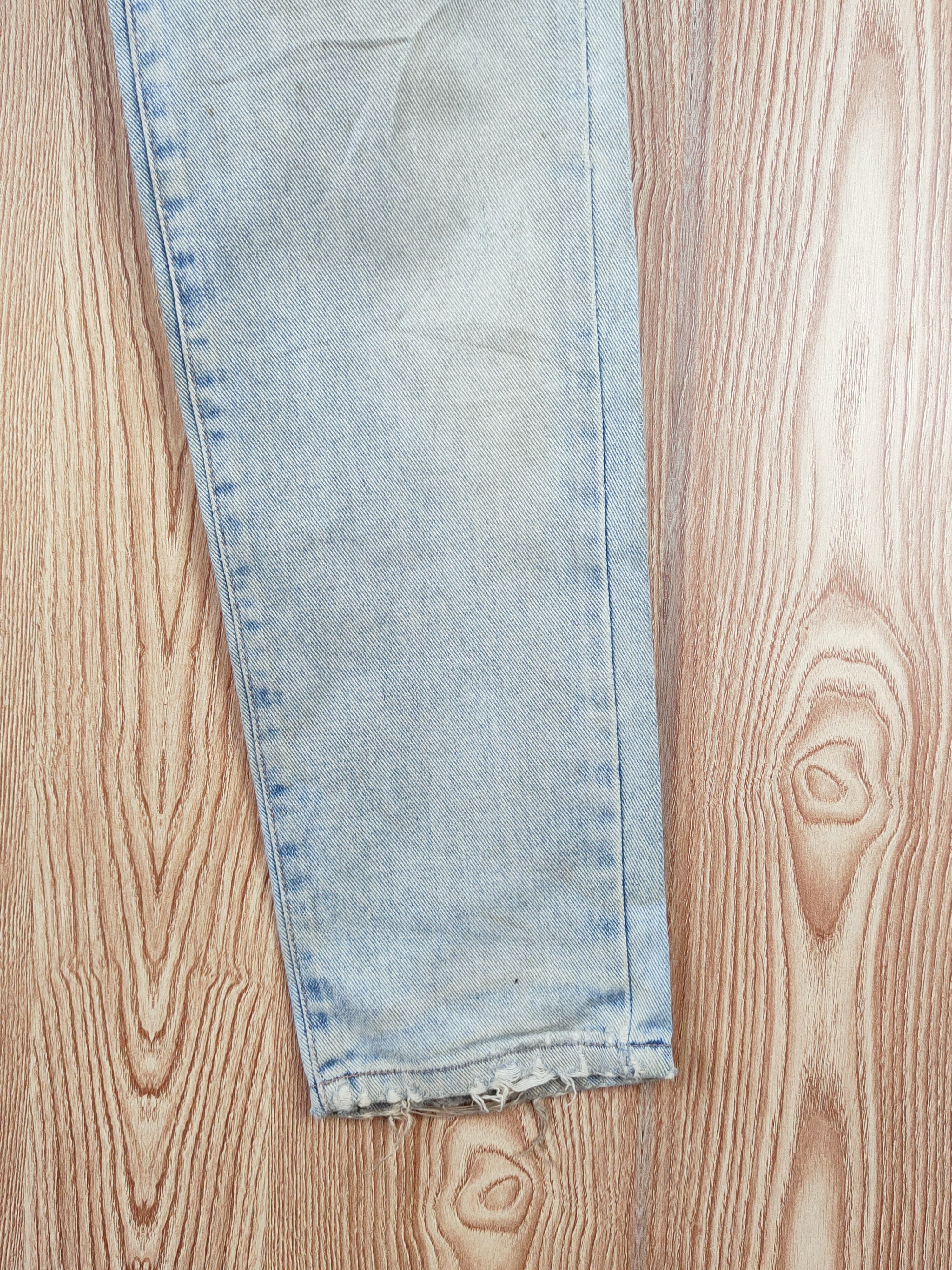 Vintage Wrangler vintage Blue Faded Distressed Ripped Jeans #S2773 Size US 28 / EU 44 - 6 Thumbnail