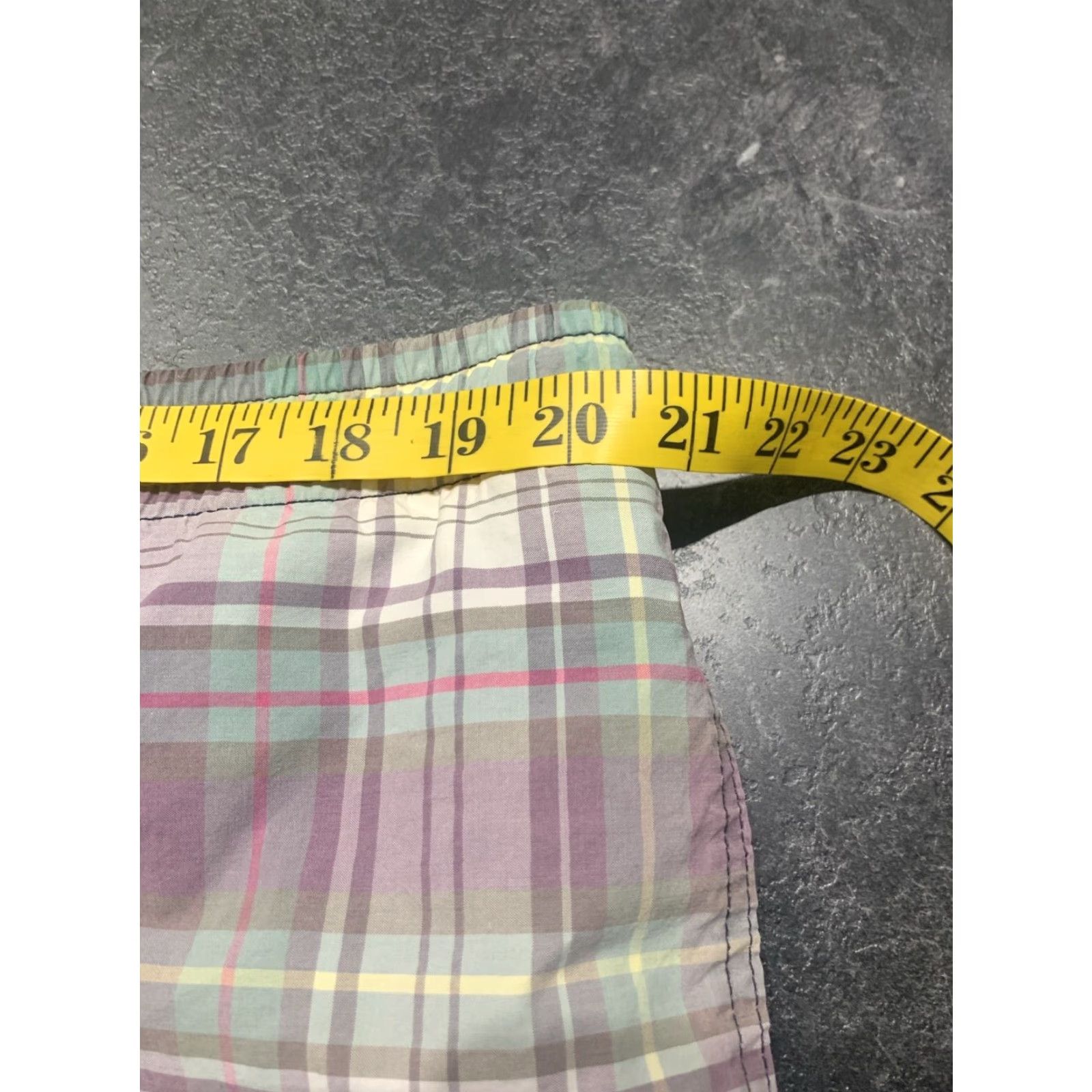 Vintage VINTAGE Polo Sport Swim Trunks Size XL Purple Plaid Mens Shorts Recreational Size US XL / EU 56 / 4 - 6 Thumbnail