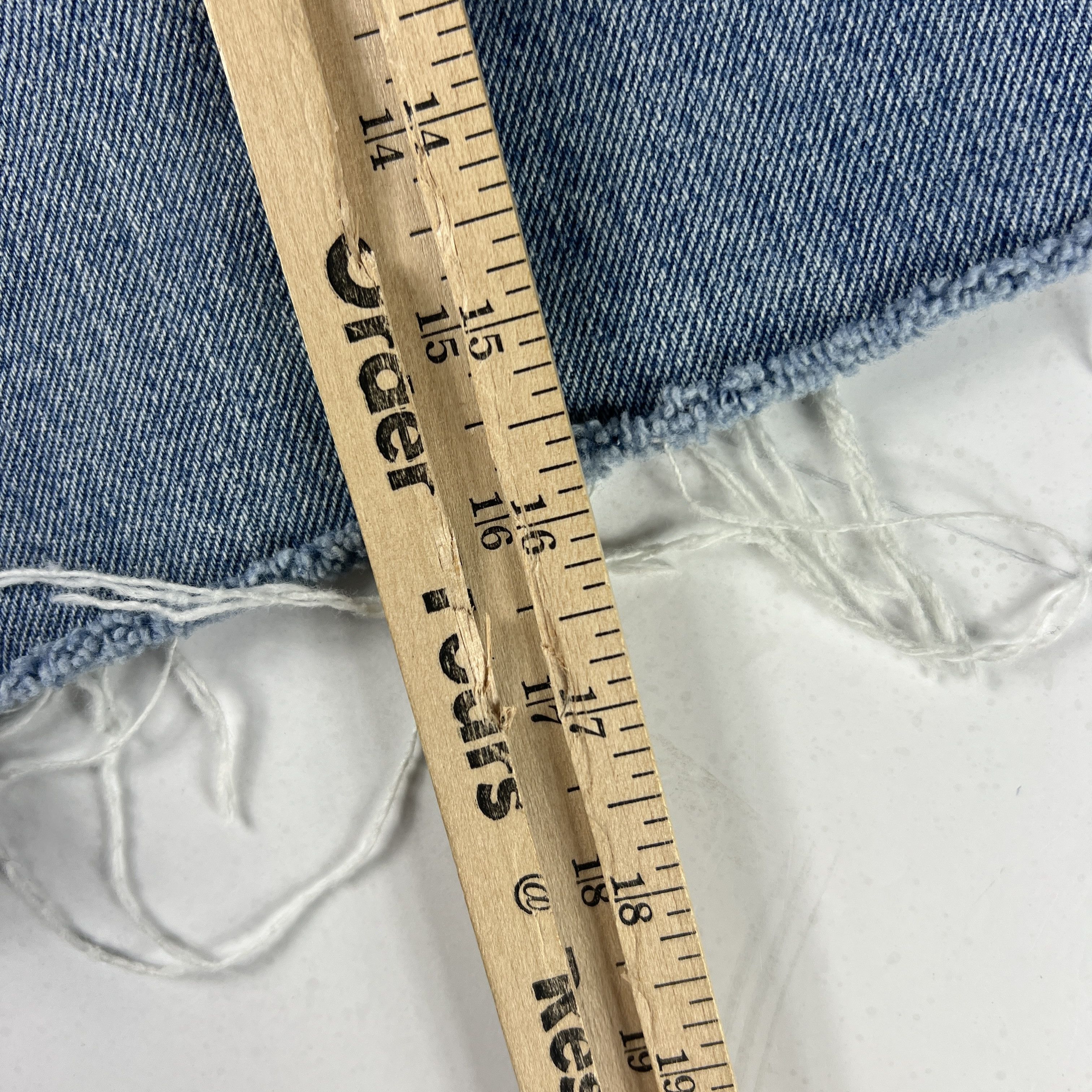 Levi's × Vintage Y2K` Levi's Jean Shorts 550 Faded Cut Off Cotton Denim Jorts Size US 34 / EU 50 - 13 Thumbnail