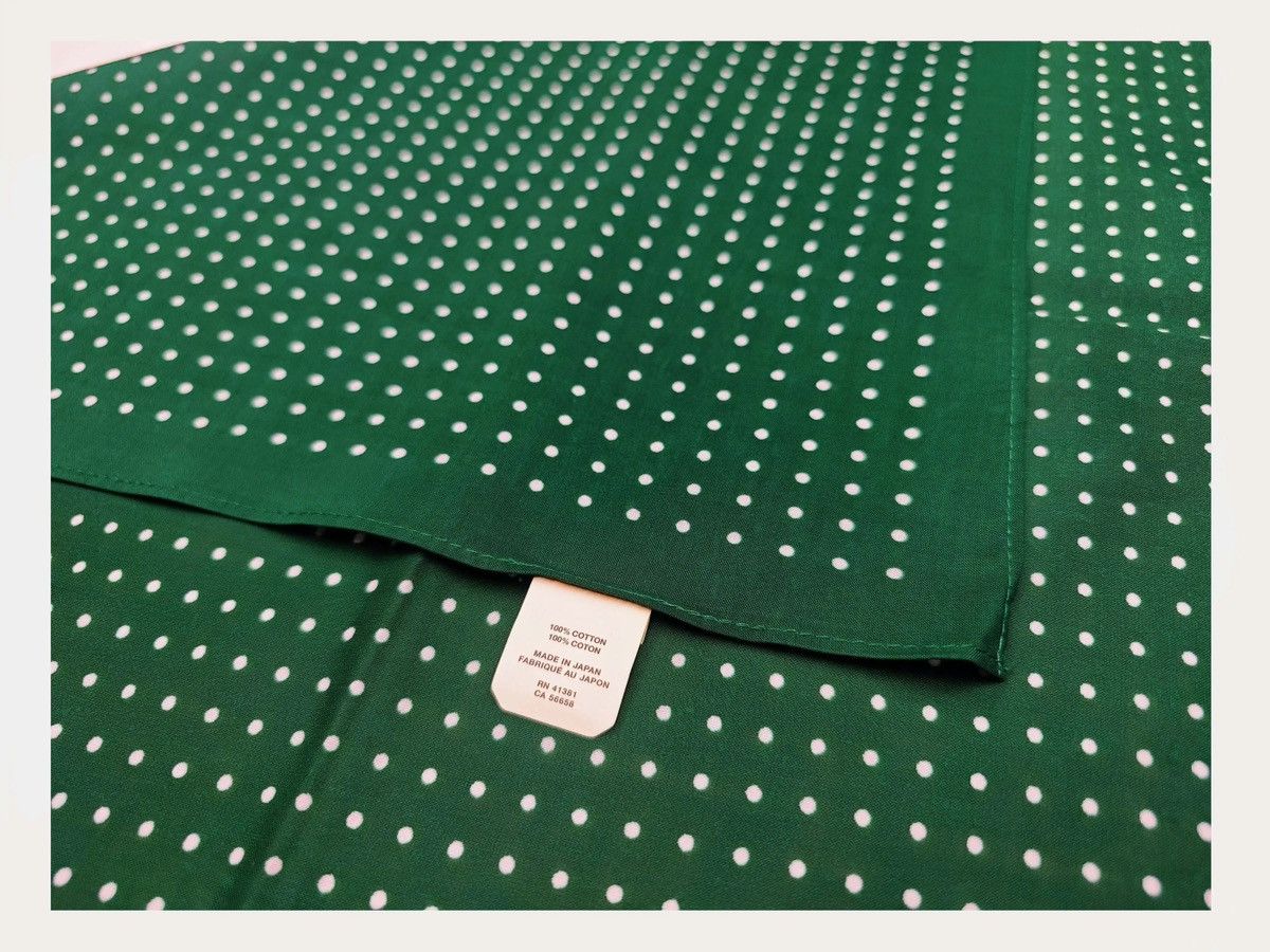 Polo Ralph Lauren INDIGO Printed Bandana COTTON Green Scarf handkerchief Size ONE SIZE - 7 Thumbnail