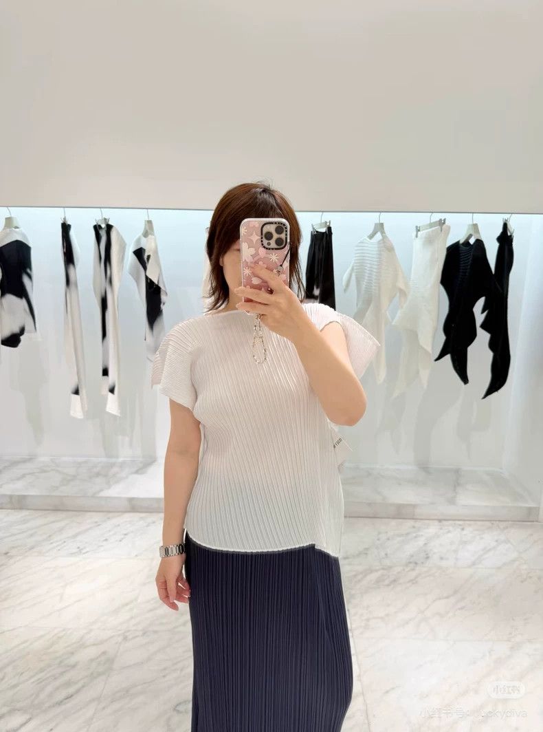 Issey Miyake Issey Miyake size:2 White twill short-sleeved shirt Size XS / US 0-2 / IT 36-38 - 9 Thumbnail
