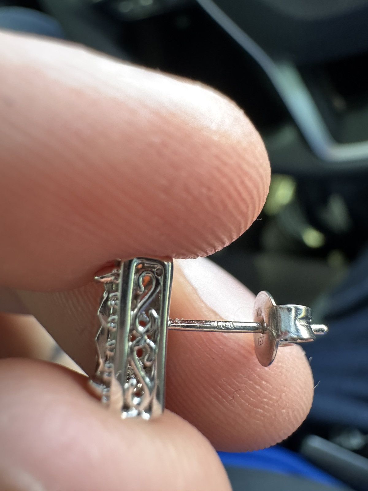 JCPenney White gold 10k 1/2 carat diamond earrings Size ONE SIZE - 2 Thumbnail