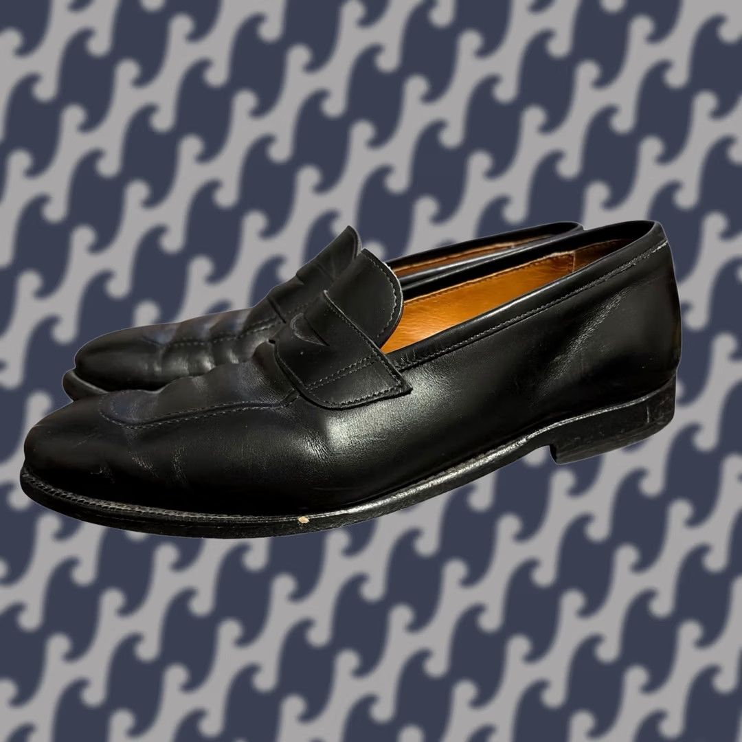 Allen Edmonds Allen Edmonds Loafer Men 9B Black Leather  display picture 3