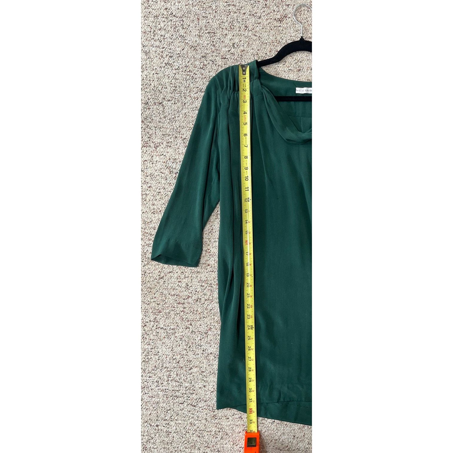 & Other Stories & Other Stories 100% Silk Forest Green Dress Pockets SZ 4 Size S / US 4 / IT 40 - 4 Thumbnail