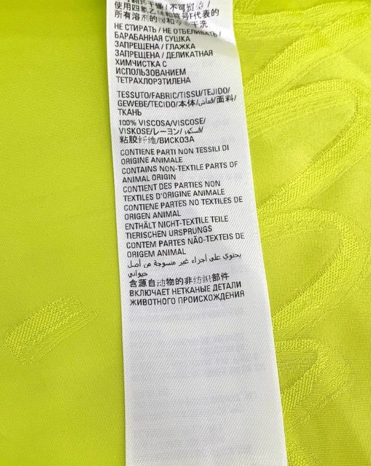 Balenciaga Balenciaga 21 logo printed collar fluorescent green short Size XS / US 0-2 / IT 36-38 - 8 Thumbnail