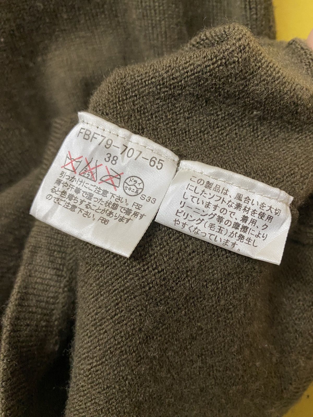Burberry Burberry knit Shirt Small Logo Green Colour Size S / US 4 / IT 40 - 6 Thumbnail