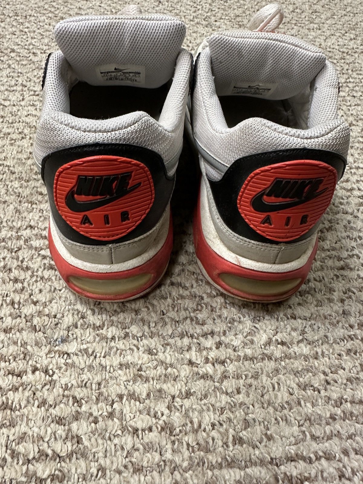 Nike Vintage Nike Air Max Orange White Sz 11.5 Size US 11.5 / EU 44-45 - 3 Thumbnail