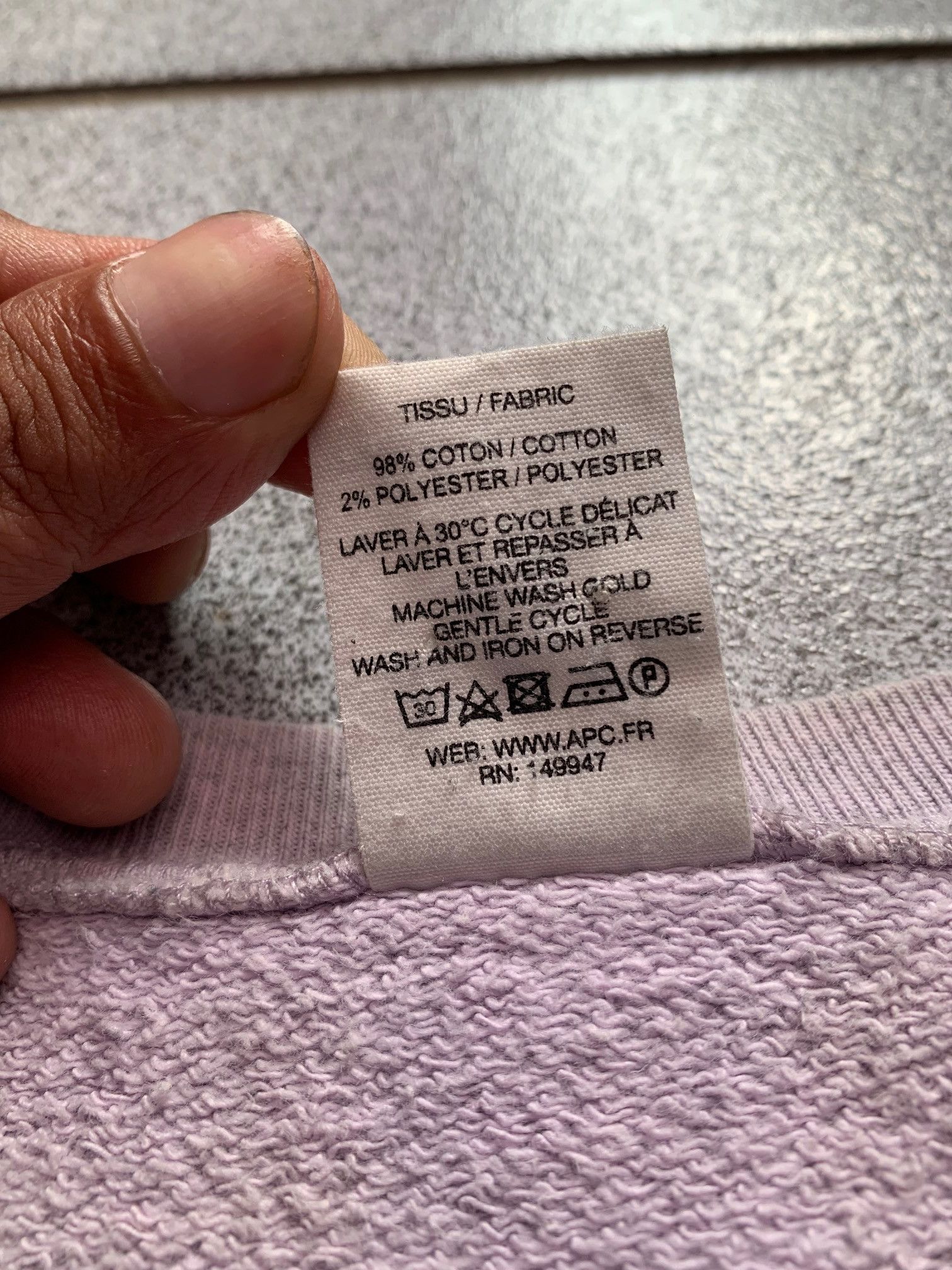 A.P.C. A.P.C. USA Crewneck Size US XL / EU 56 / 4 - 5 Thumbnail
