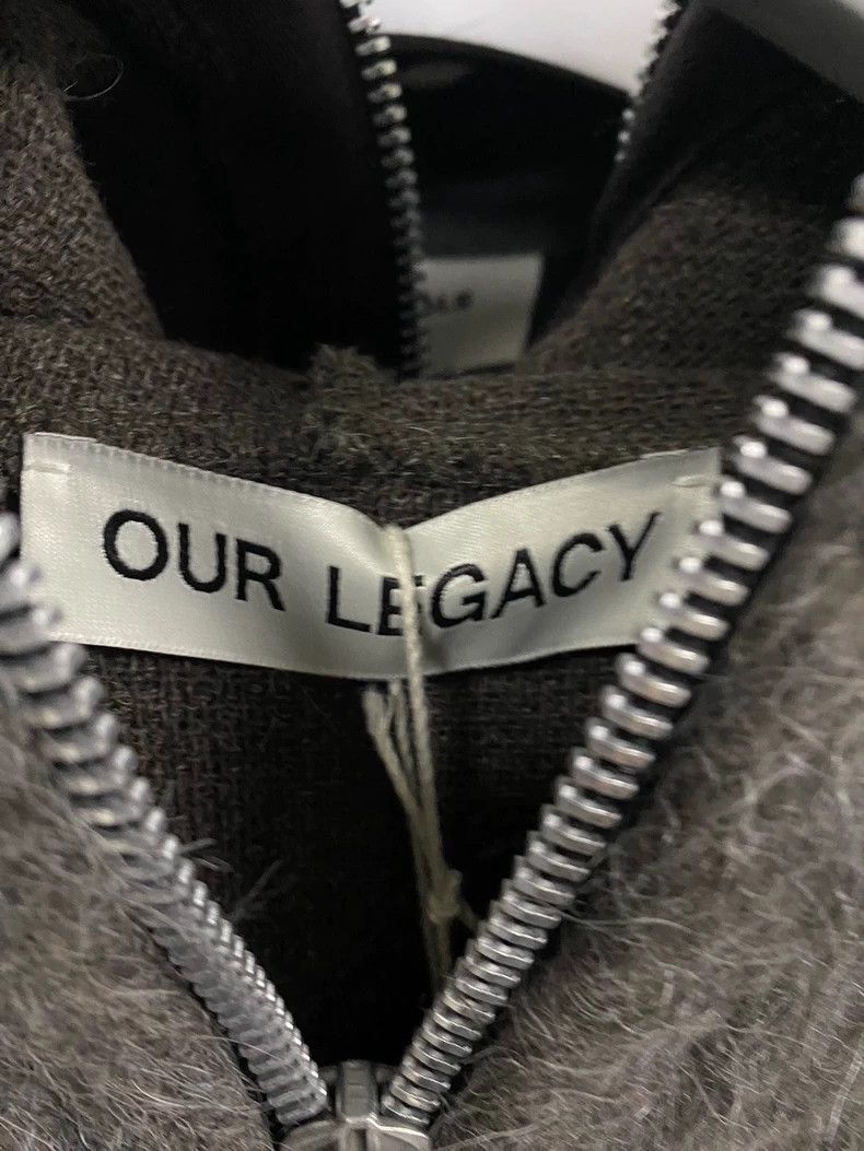 Our Legacy Our Legacy size50 Gray plush hoodie Size US M / EU 48-50 / 2 - 3 Thumbnail