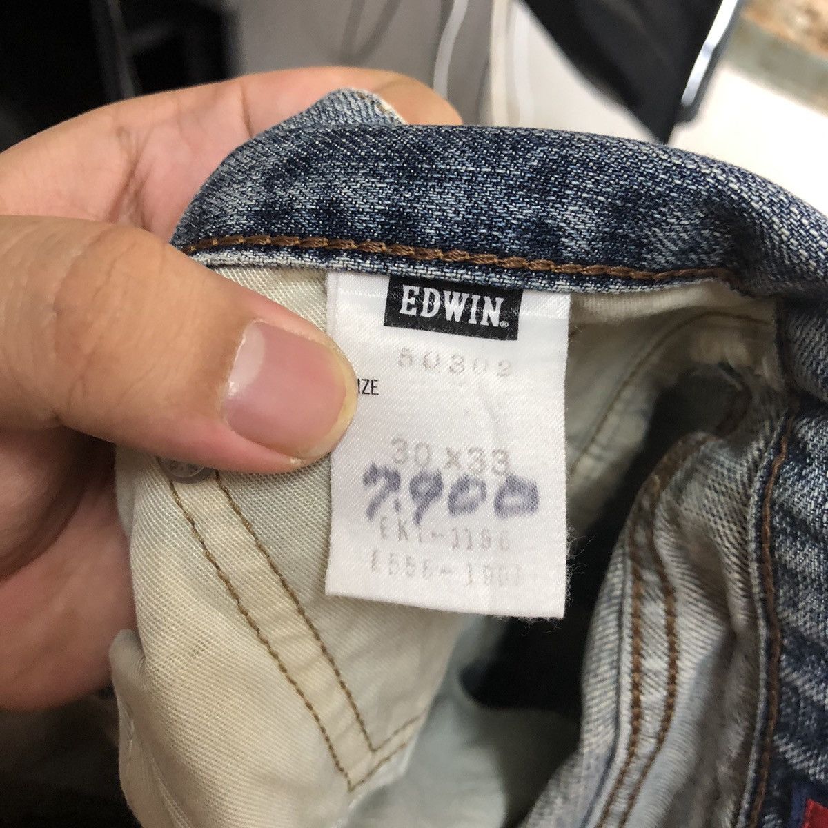 Edwin Edwin japan vintage faded Blue Denim Pants #A1403 Size US 30 / EU 46 - 20 Thumbnail