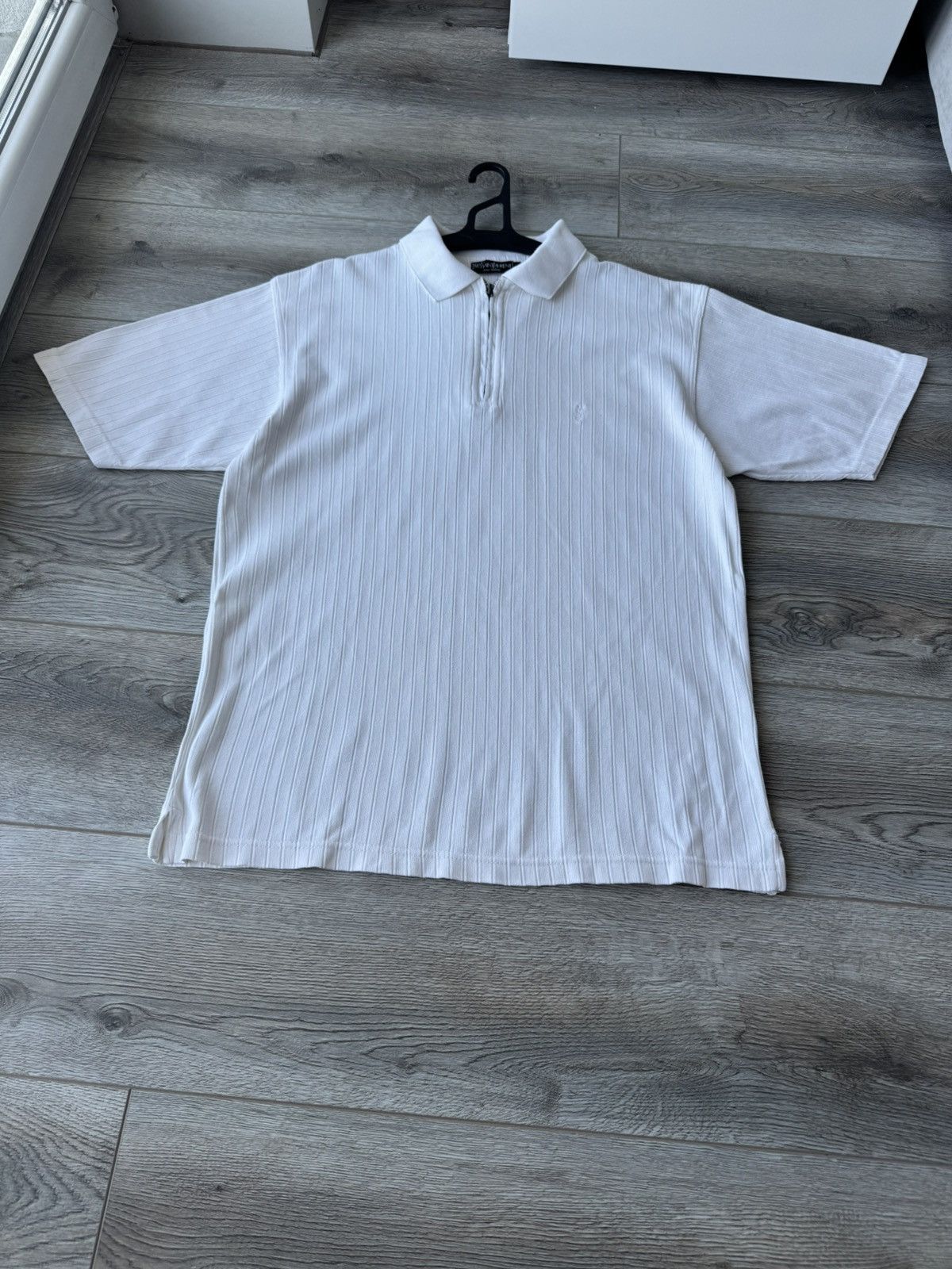 Yves Saint Laurent Vintage YSL Luxury Men's Zip Polo Size US M / EU 48-50 / 2 - 5 Thumbnail
